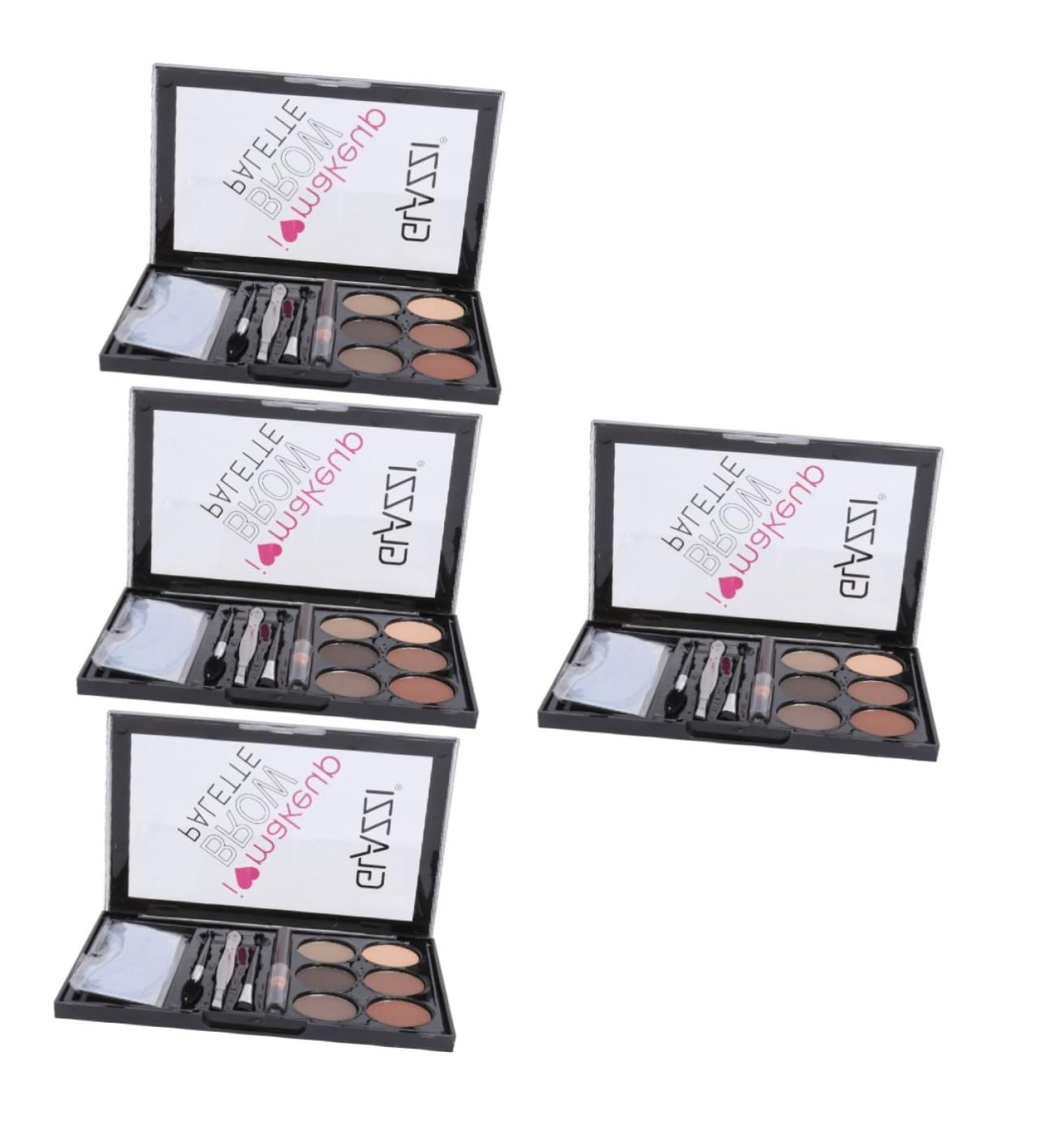 Didiseaon 4 Sets Eyebrow Powder Set Shimmer Eyeshadow Multifunctional Cosmetic Accessory Eyebrow Pencil Brush - Buy Online on GoSupps.com