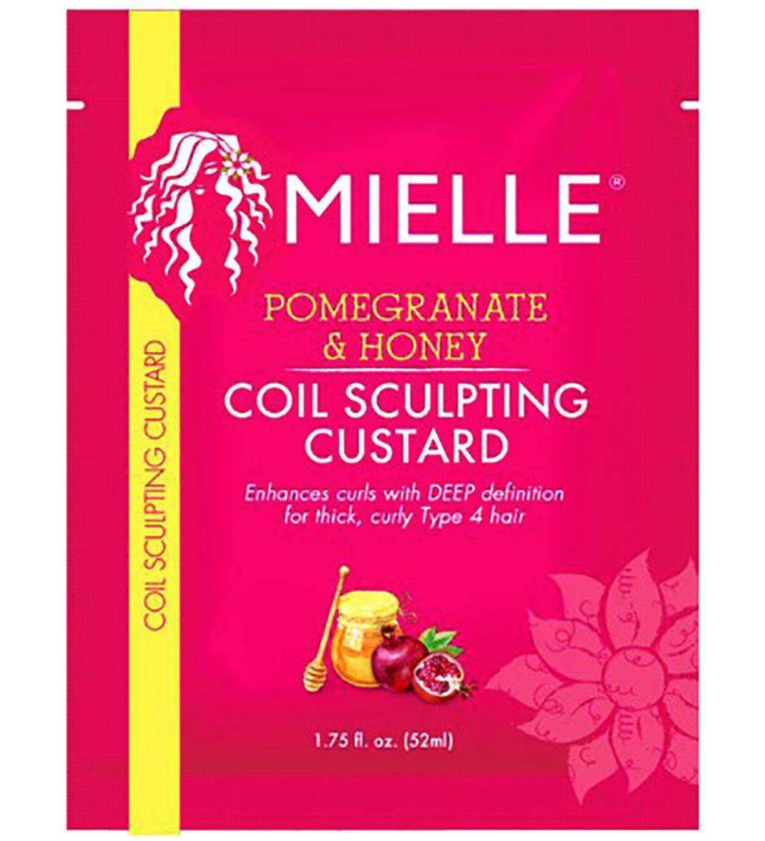 Mielle Pomegranate & Honey Coil Sculpting Custard 1.75 Oz. Pack of 2