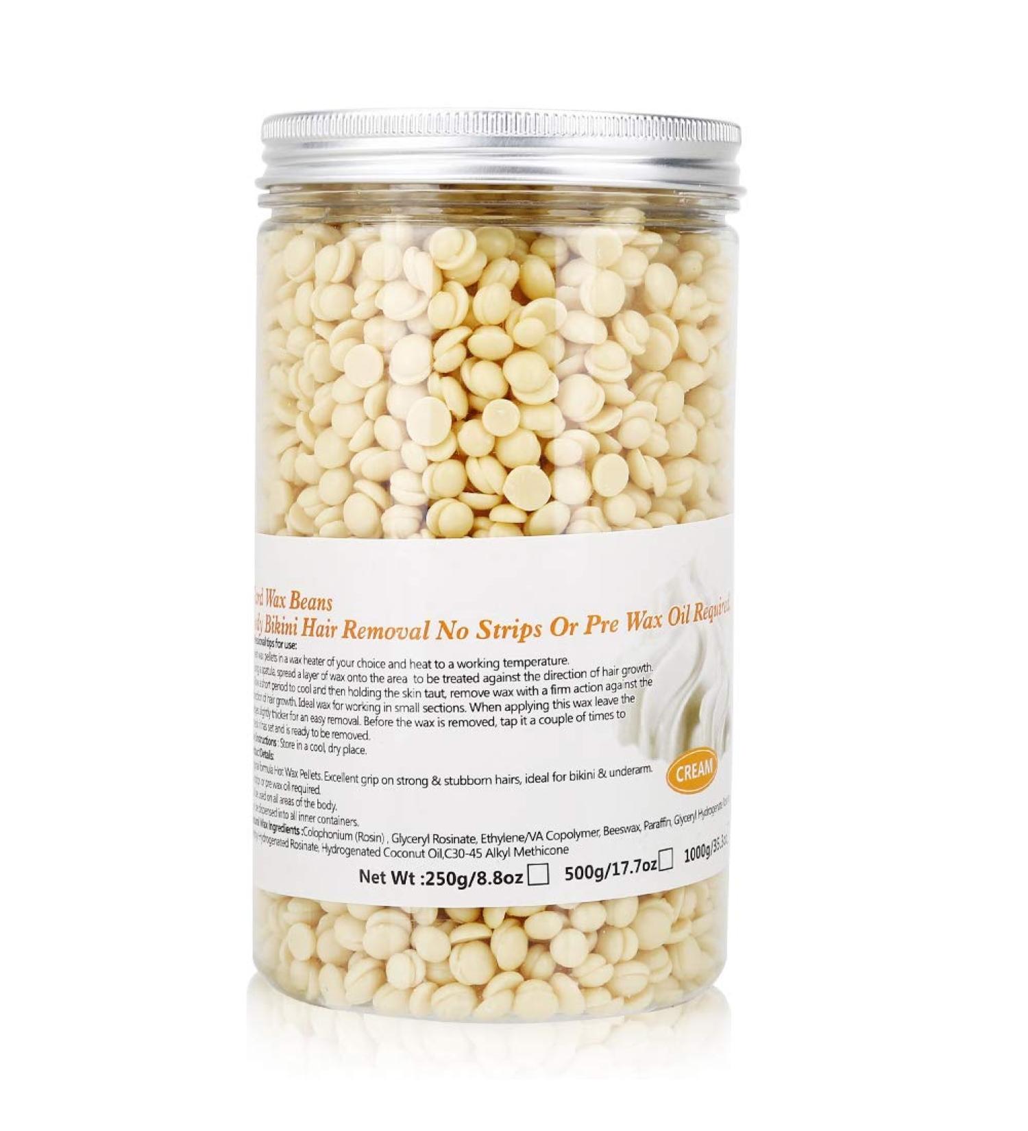 ANGGREK 500g Hard Wax Beans - Milk Hair Removal for Bikini & Legs | International Shipping Available - Buy Online on GoSupps.com