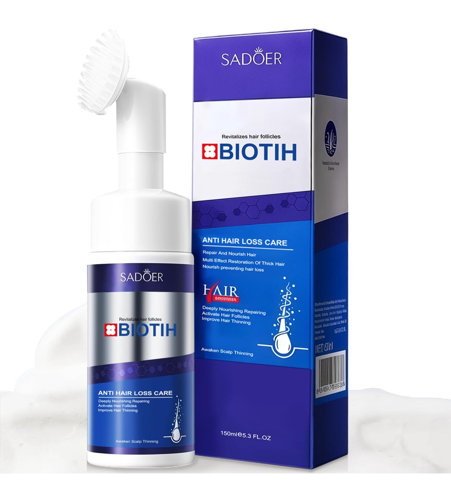 150ml Essence de Soin de Cheveux Mousse G n rique per r duire la fragilit Des Pour des plus pais et plus volumineux Pour Anti Chute Cheveux Femme et Homme Favorise la Pousse des Cheveux Plus pais - Buy Online on GoSupps.com