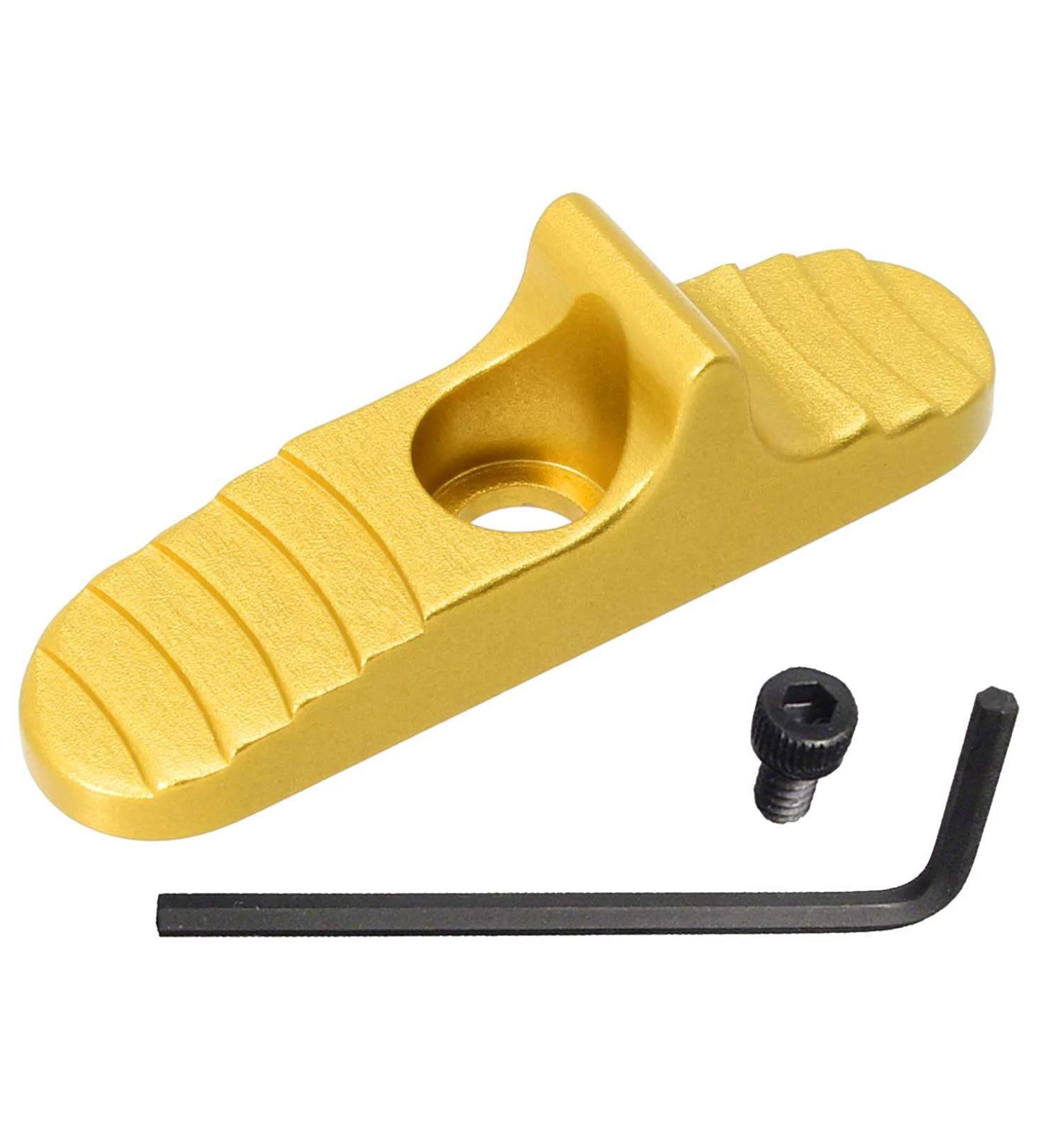 NDZ Performance Enhanced Safety Switch for Mossberg 500 590 835 930 Shockwave - Gold Aluminum | 12/20 Gauge - Buy Online on GoSupps.com