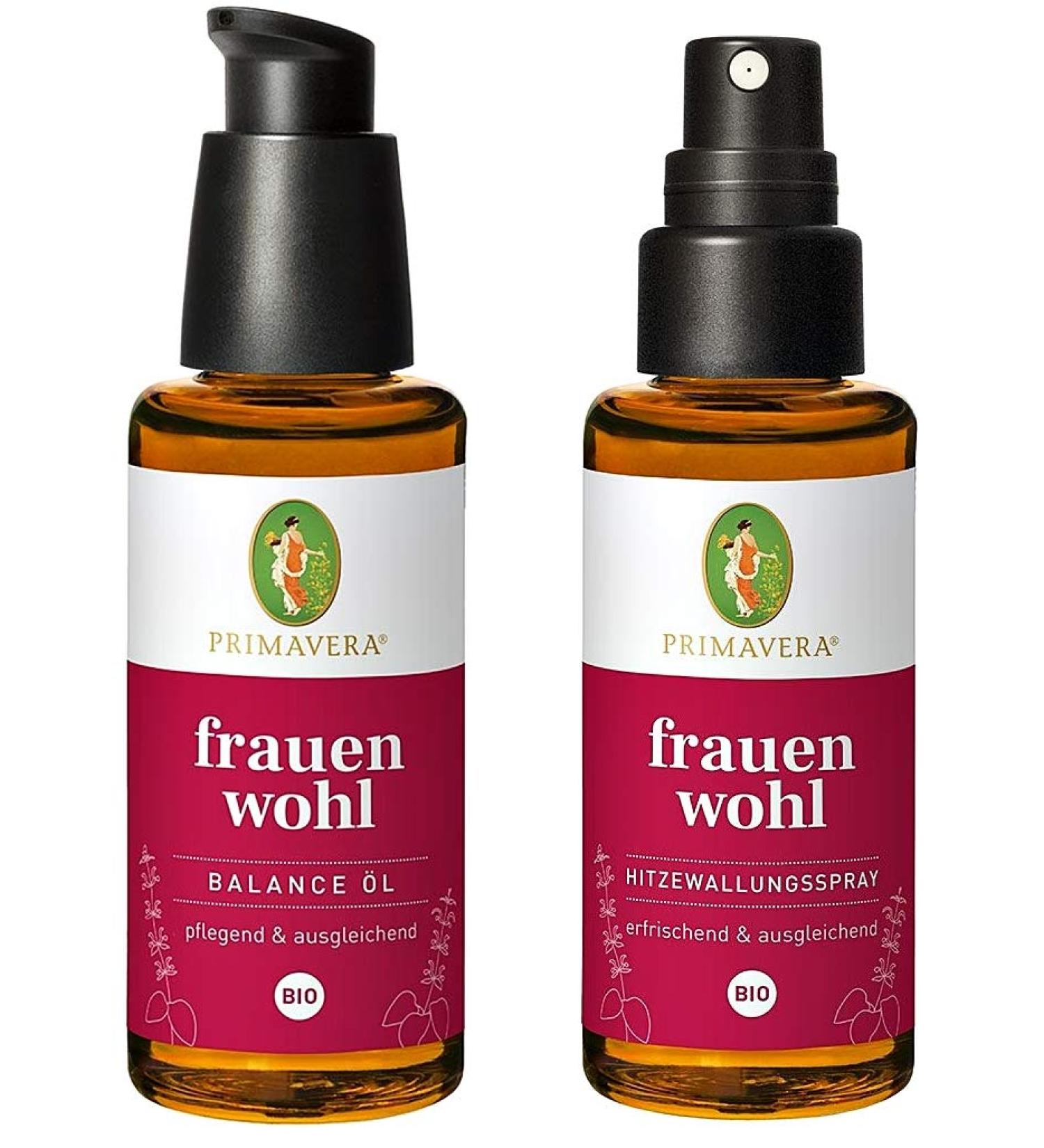 2-Pack Hot Flash Spray | Organic Bio Balance Oil | Women's Wellbeing | PRIMAVERA - Relief for Menopause Symptoms - Buy Online on GoSupps.com