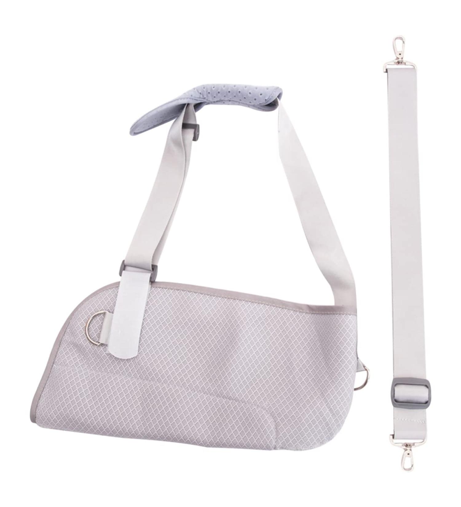Mobestech Arm Sling Shoulder Immobilizer - Adjustable Support for Broken Shoulder - Child-Friendly Grey Strap - Buy Online on GoSupps.com