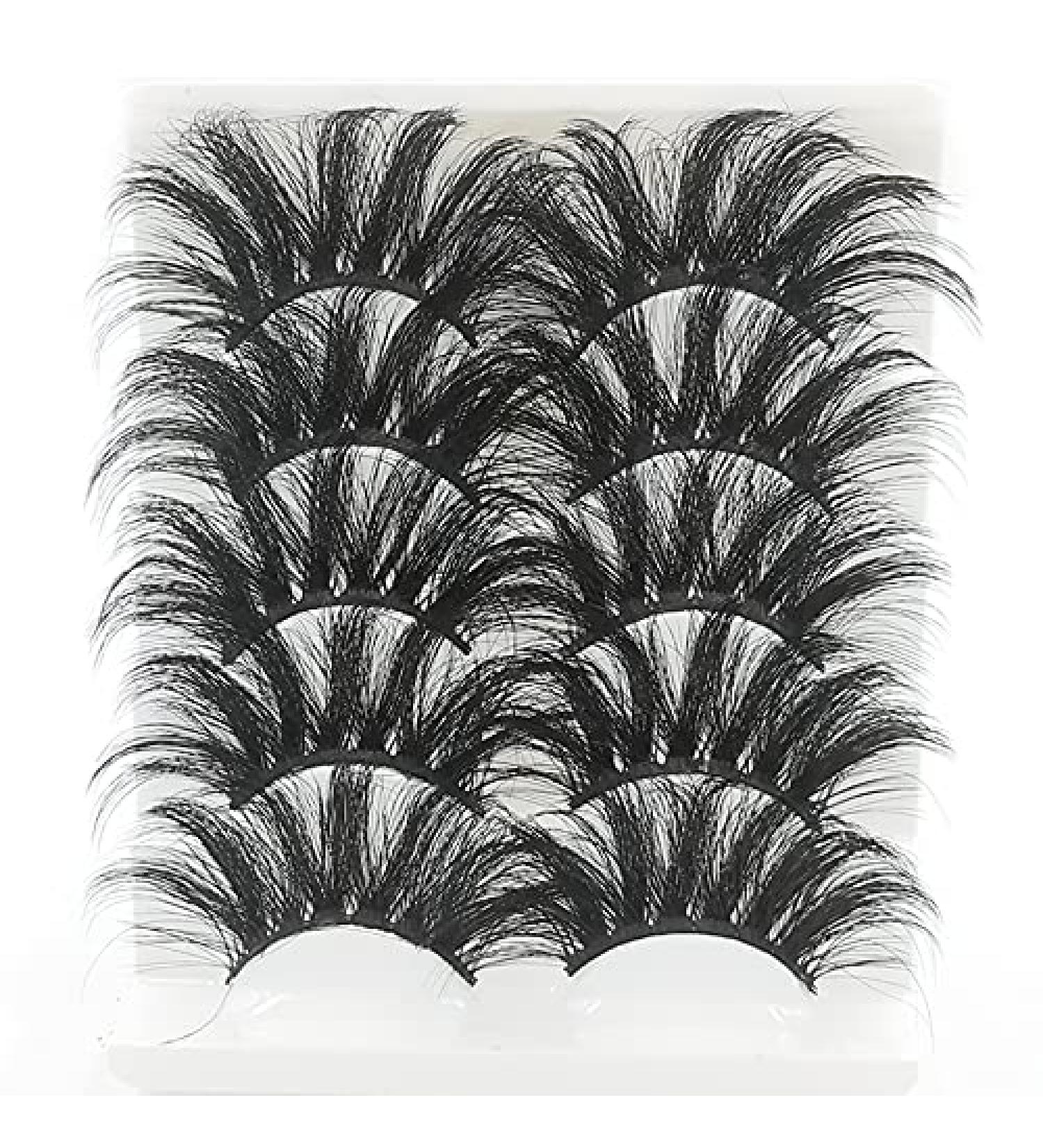 Icycheer 25mm Fluffy 3D Mink Eyelashes - Ultra Long Thick Natural Look | Wholesale Dramatic Eyelash Extensions - Buy Online on GoSupps.com