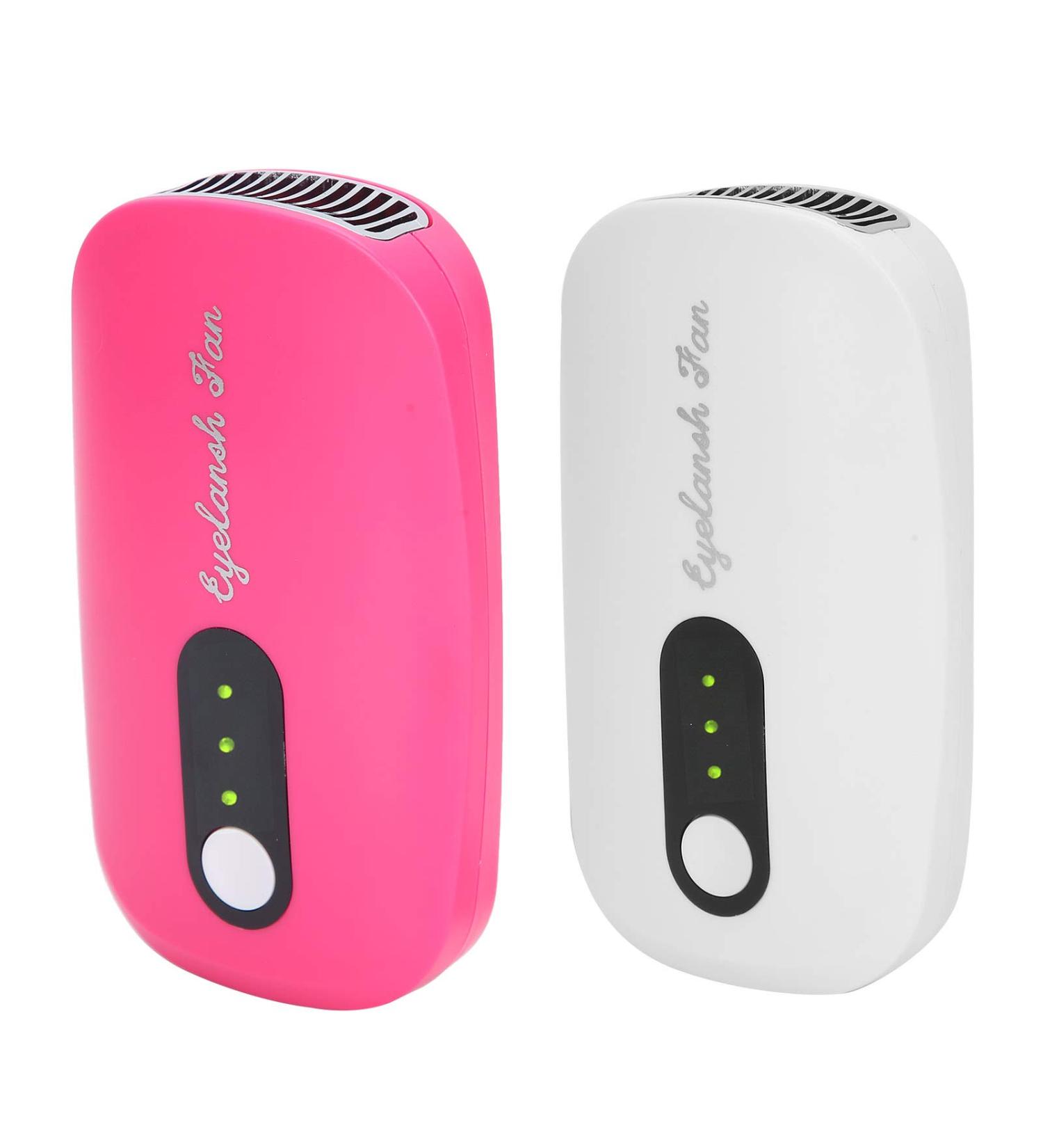 Refraded Mini USB Fan for Eyelash Extensions | Portable Hair Dryer for Lashes | Pro Eyelash Extension Glue Dryer (White) - Buy Online on GoSupps.com