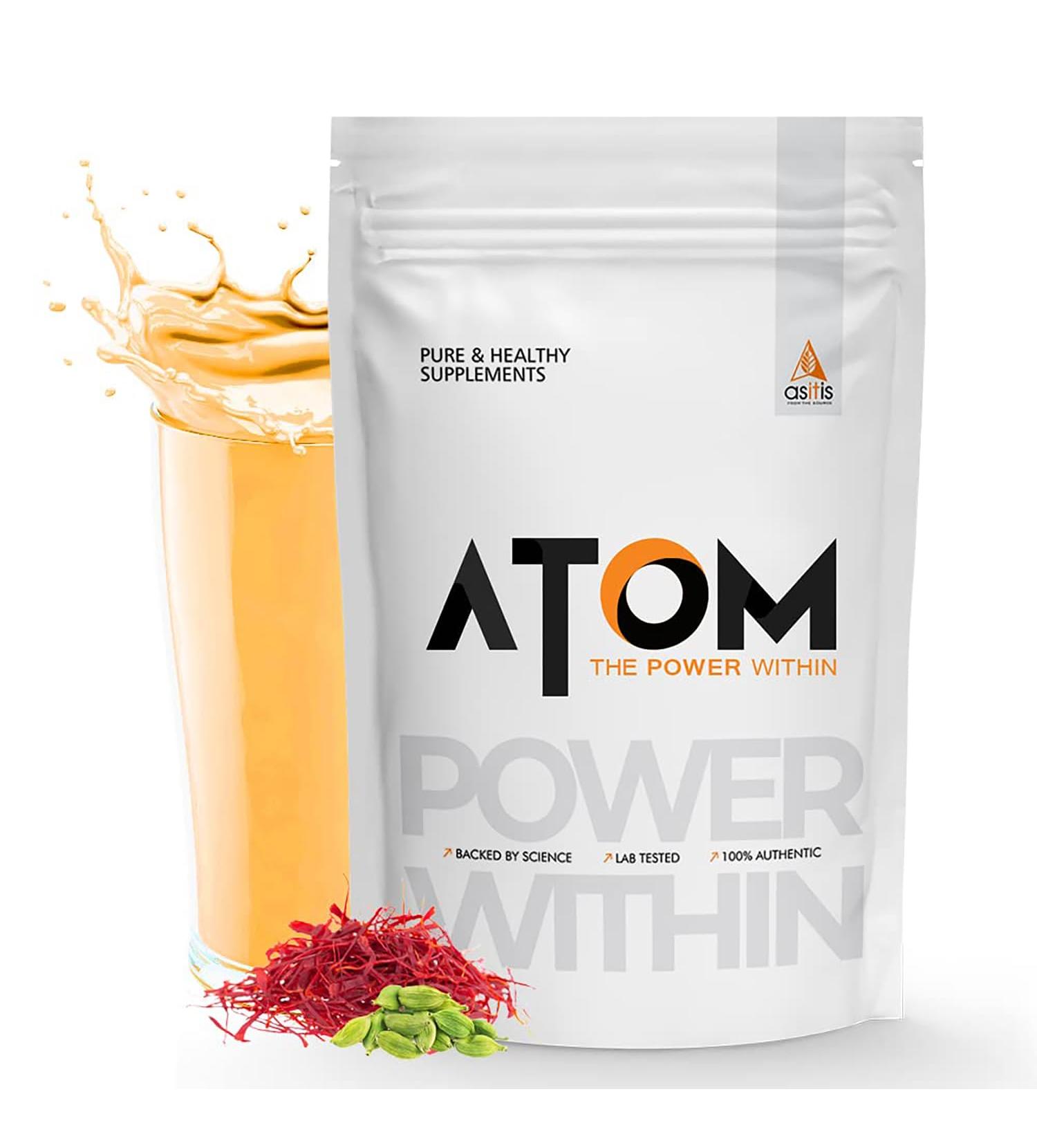 Buy AS-IT-is Atom Whey Protein 1kg - USA Labdoor Certified Kesar Elaichi Flavor 27g Protein Digestive Enzymes International Shipping Available - Buy Online on GoSupps.com