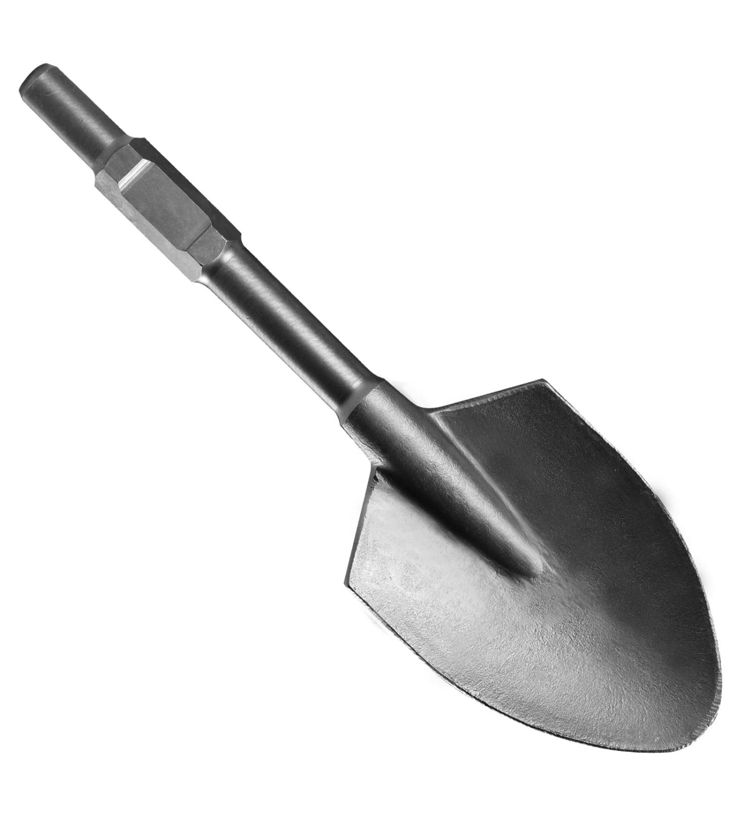 HIGOSPRO 5 Inch Wide Hex Shank Clay Spade Chisel Bit | Demolition Jack Hammer Tool | 17.1 Inch Long Alloy Steel Construction - Buy Online on GoSupps.com