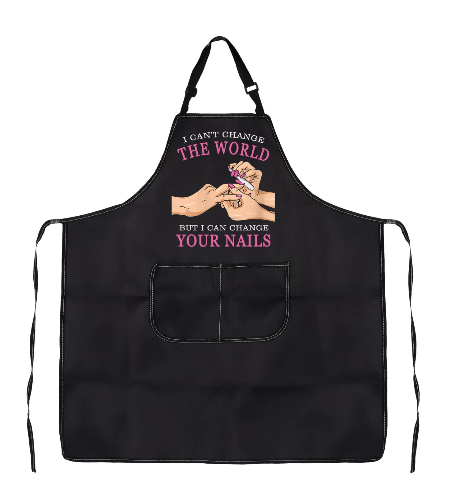 PXTIDY Waterproof Nail Tech Apron with Pockets | Best Nail Salon Gift for Manicurists | Durable Stylish & Functional - Buy Online on GoSupps.com