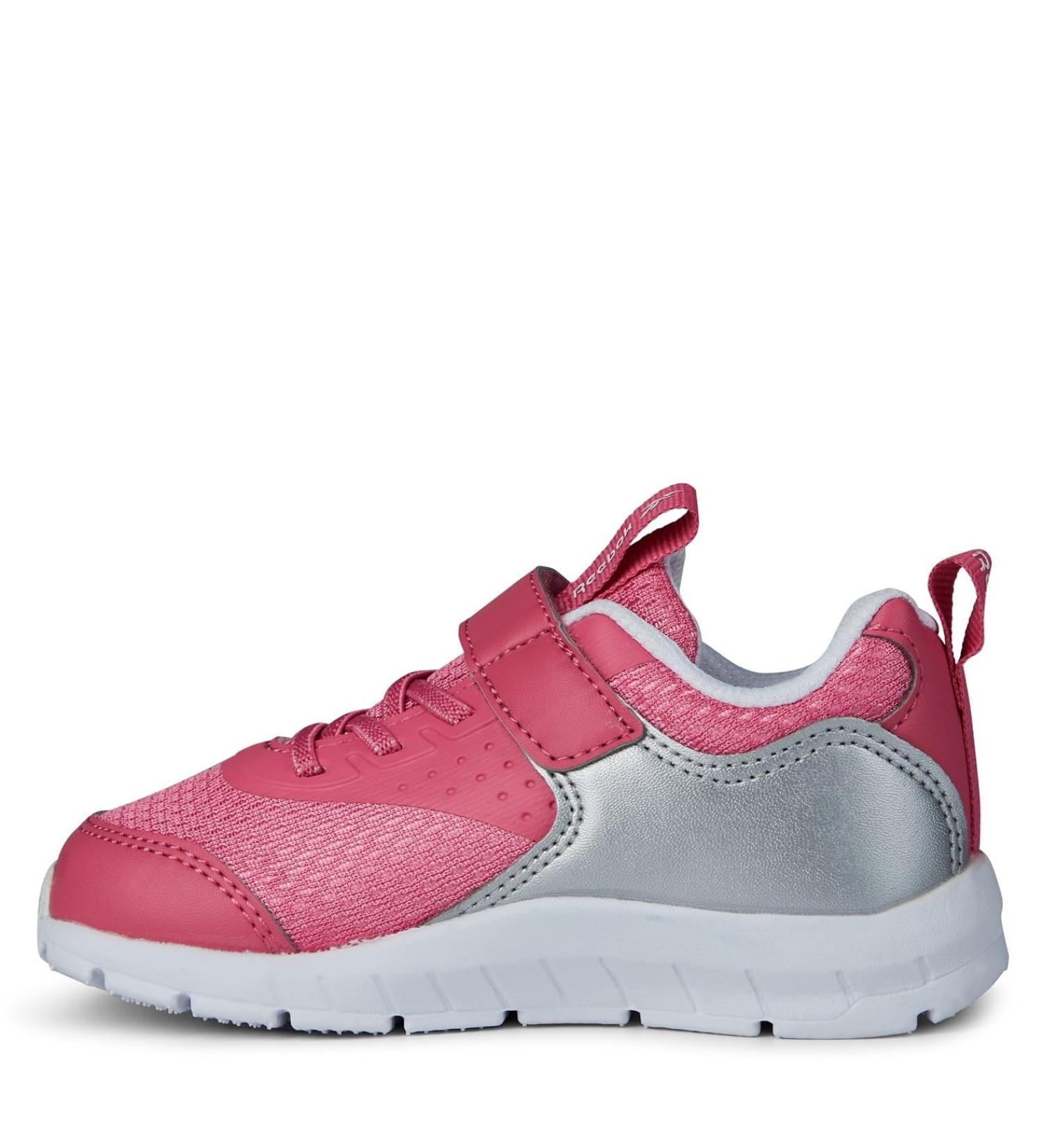 Reebok Baby Girl's Rush Runner 4.0 Td Sneakers 4.5 UK Child Astro Pink Silver Met Ftwr White