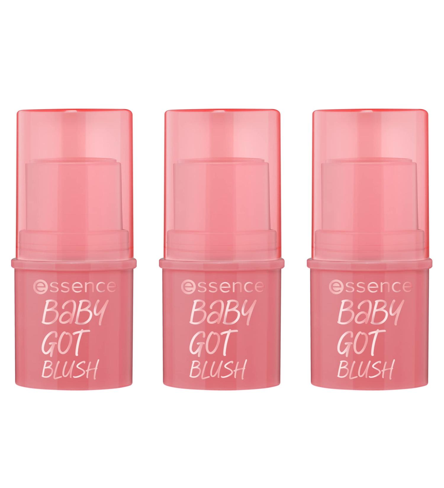 Essence Baby Got Blush No. 30 - Vegan Pink Blush 3-Pack (3x5.5g) | Alcohol-Free Paraben-Free Microplastic-Free - Buy Online on GoSupps.com