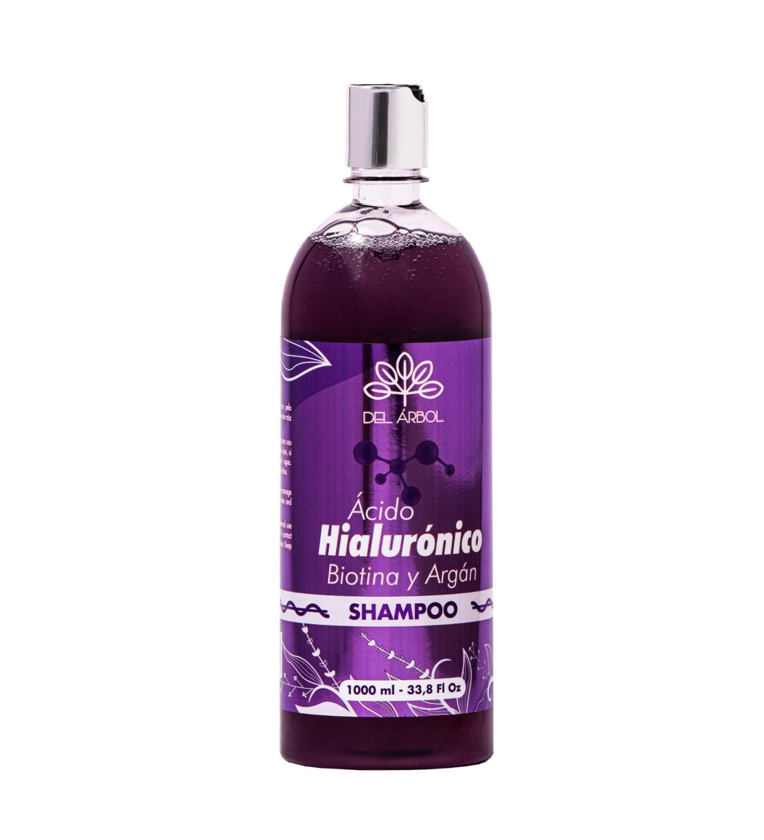 Biotin & Argan Fortifying Shampoo - SLS Free Vegan 1L with Hyaluronic Acid | Shop Internationally - Buy Online on GoSupps.com