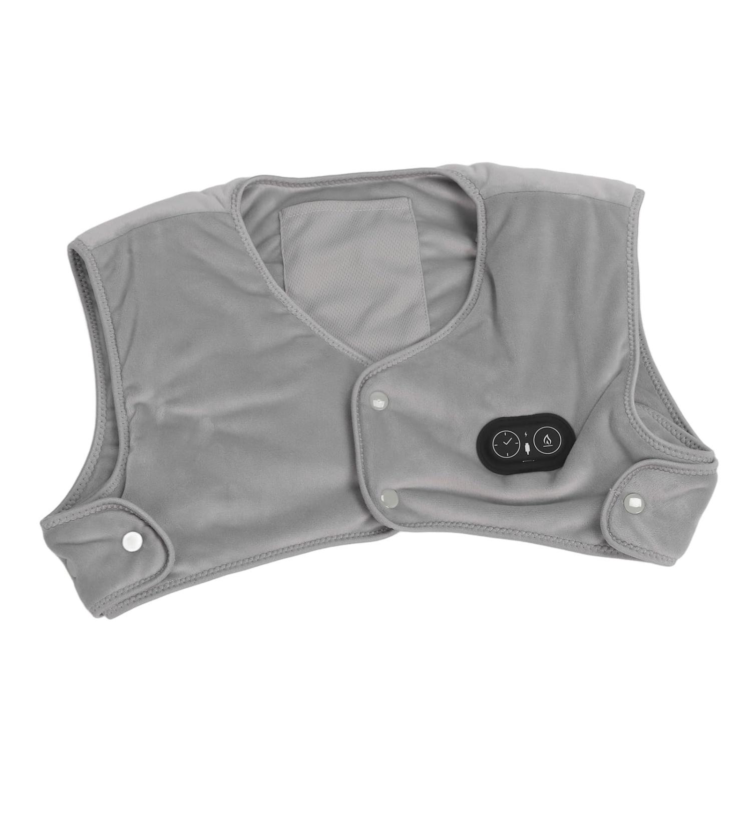 Shop Electrical Shoulder Heating Cushion - 3 Temperature Settings & Timer Options | Oversized Heated Neck Wrap for Pain Relief & Comfort - International Shipping Available - Buy Online on GoSupps.com
