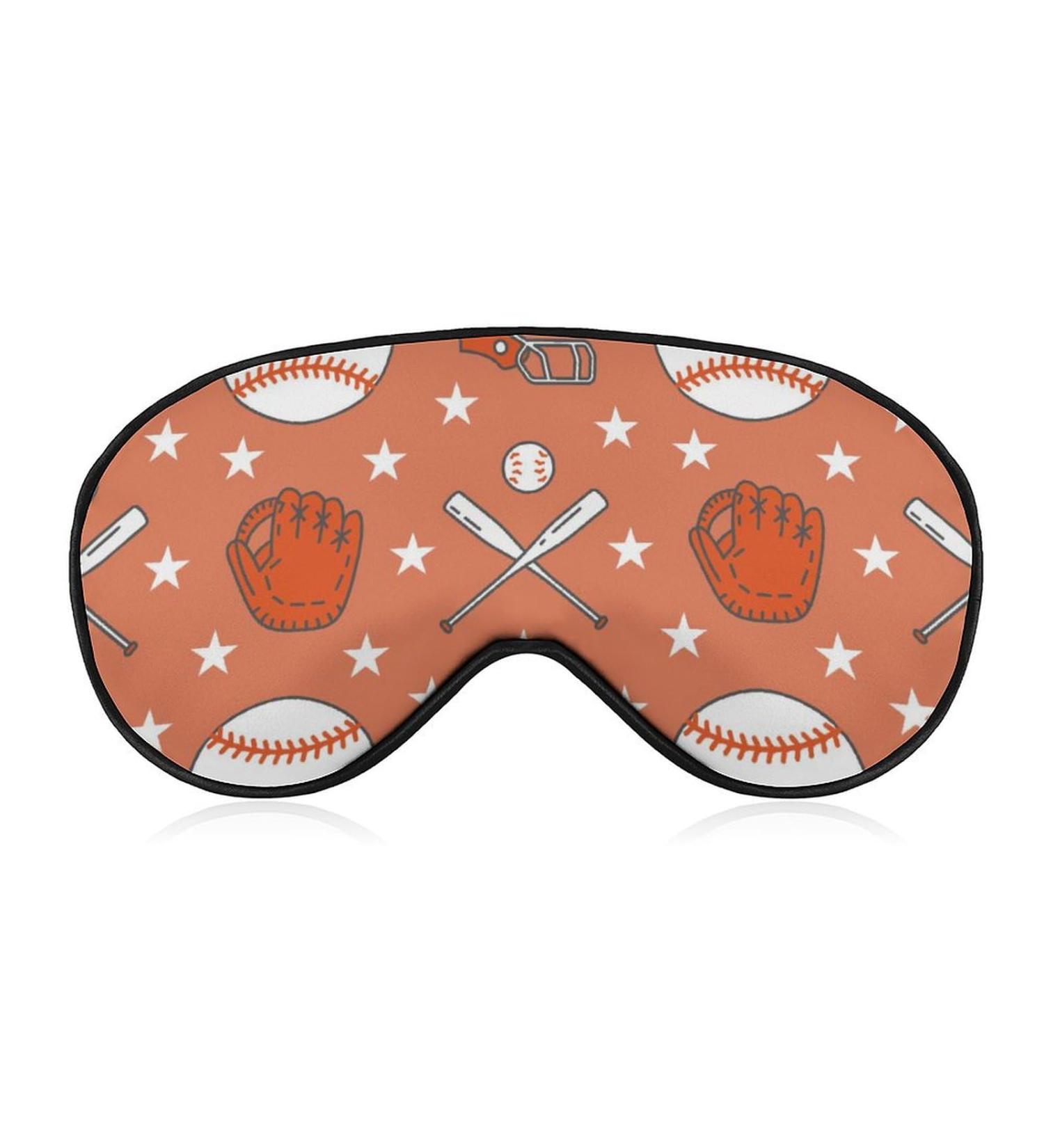 Baseball Softball Sleep Mask - Adjustable Light Blocking Eye Shade for Men & Women - Buy Online on GoSupps.com