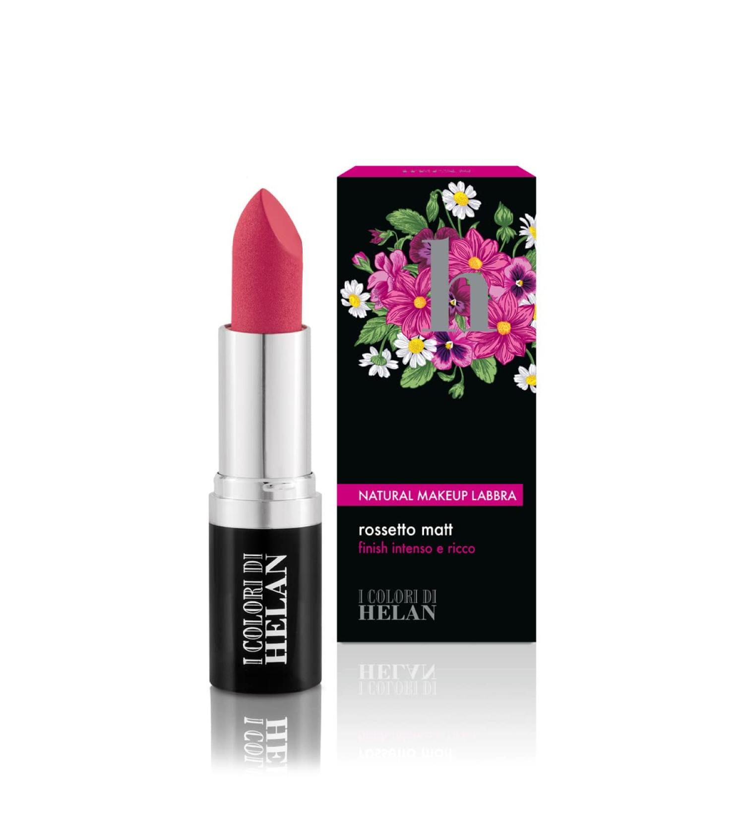 Helan I Colori Matt Lipstick - Long-Lasting Fuchsia Red Creamy Texture & Elastic Properties - Perfect Gift for Women - Made in Country  - Buy Online on GoSupps.com