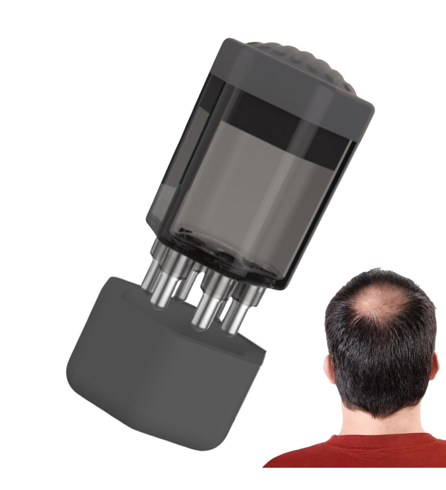Scalp Application Comb - Hair Oil Applicator Hair Oiling Applicator Bottle | Portable Hair Growth serrum Applicator with Top-Mounted Refill Hair Root treeatment Applicator Comb for Hair Growth 1x2 Gray - Buy Online on GoSupps.com