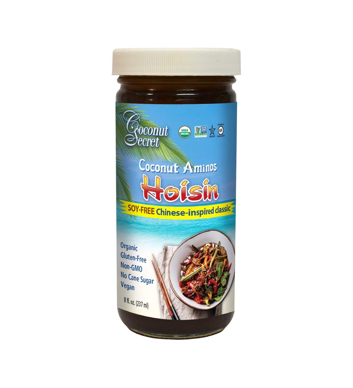 Coconut Secret Organic Soy-Free Hoisin Sauce - Vegan, Gluten-Free, Non-GMO, 8 Fl Oz - Buy Online on GoSupps.com