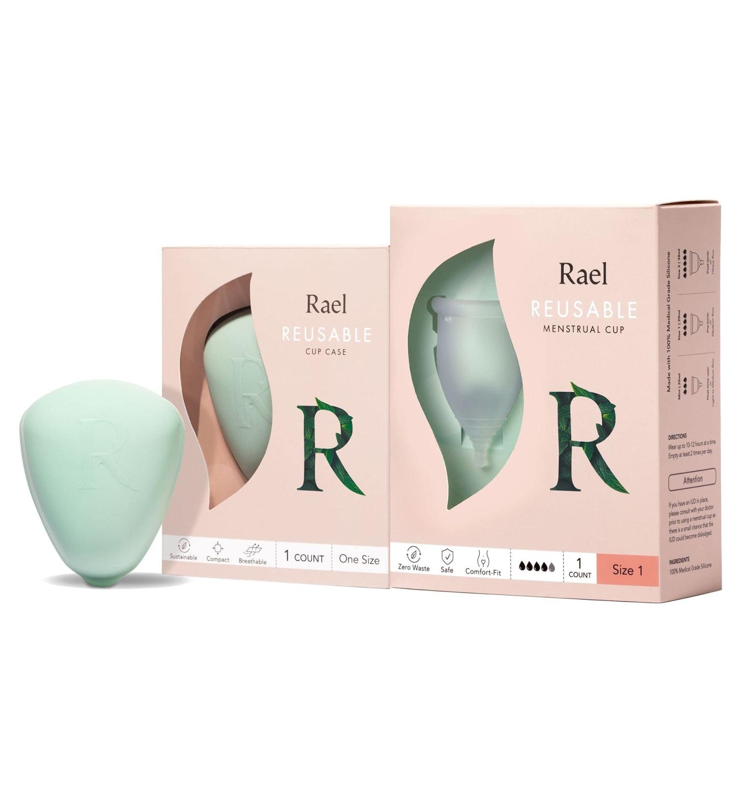 Rael Reusable Menstrual Cup Size 1 - Eco-Friendly, Comfortable & Durable - Buy Online on GoSupps.com