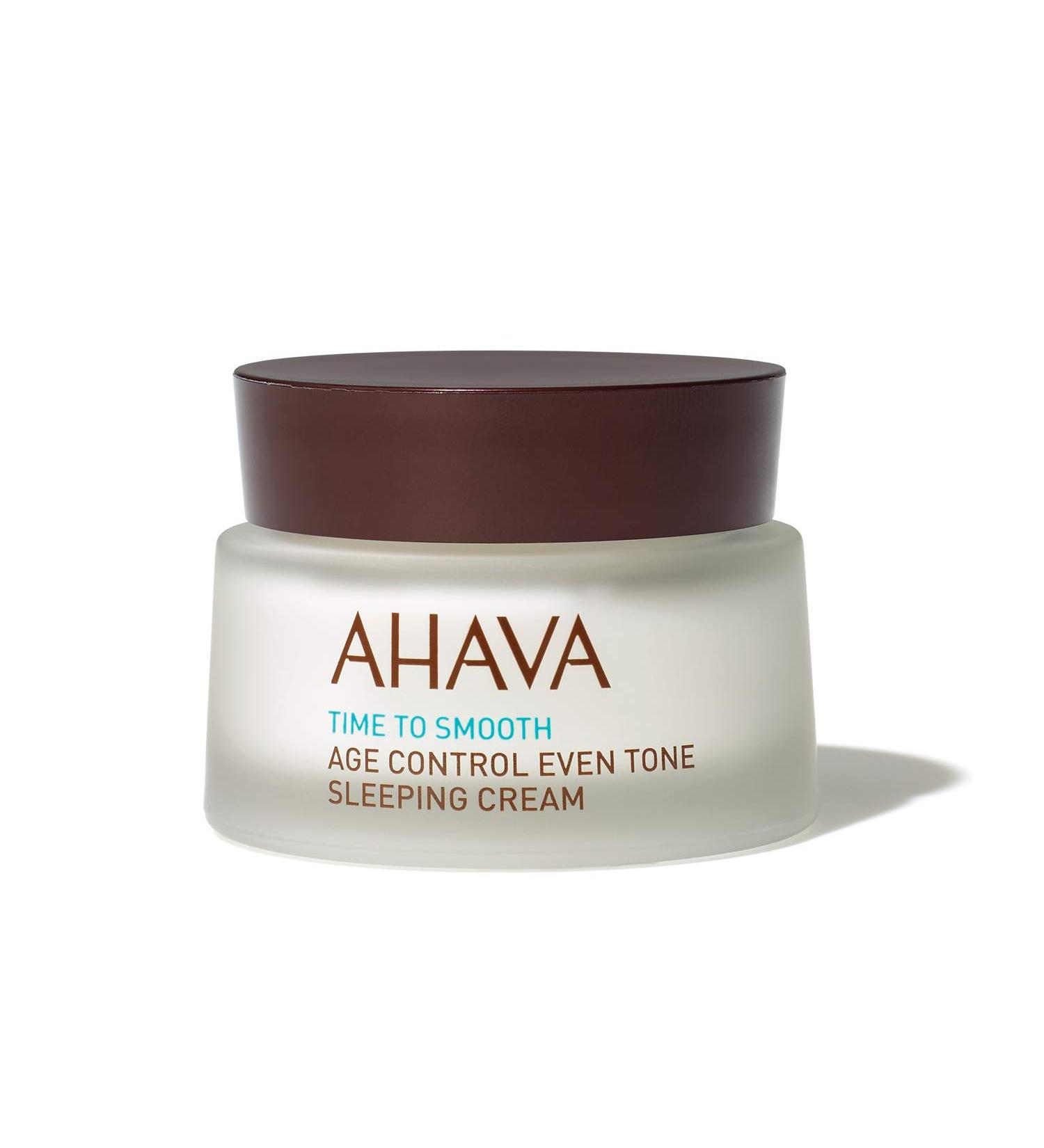 AHAVA Age Control Even Tone Sleeping Cream 50ml - Hydrating Night Cream for Even Skin Tone | International Shipping Available - Buy Online on GoSupps.com