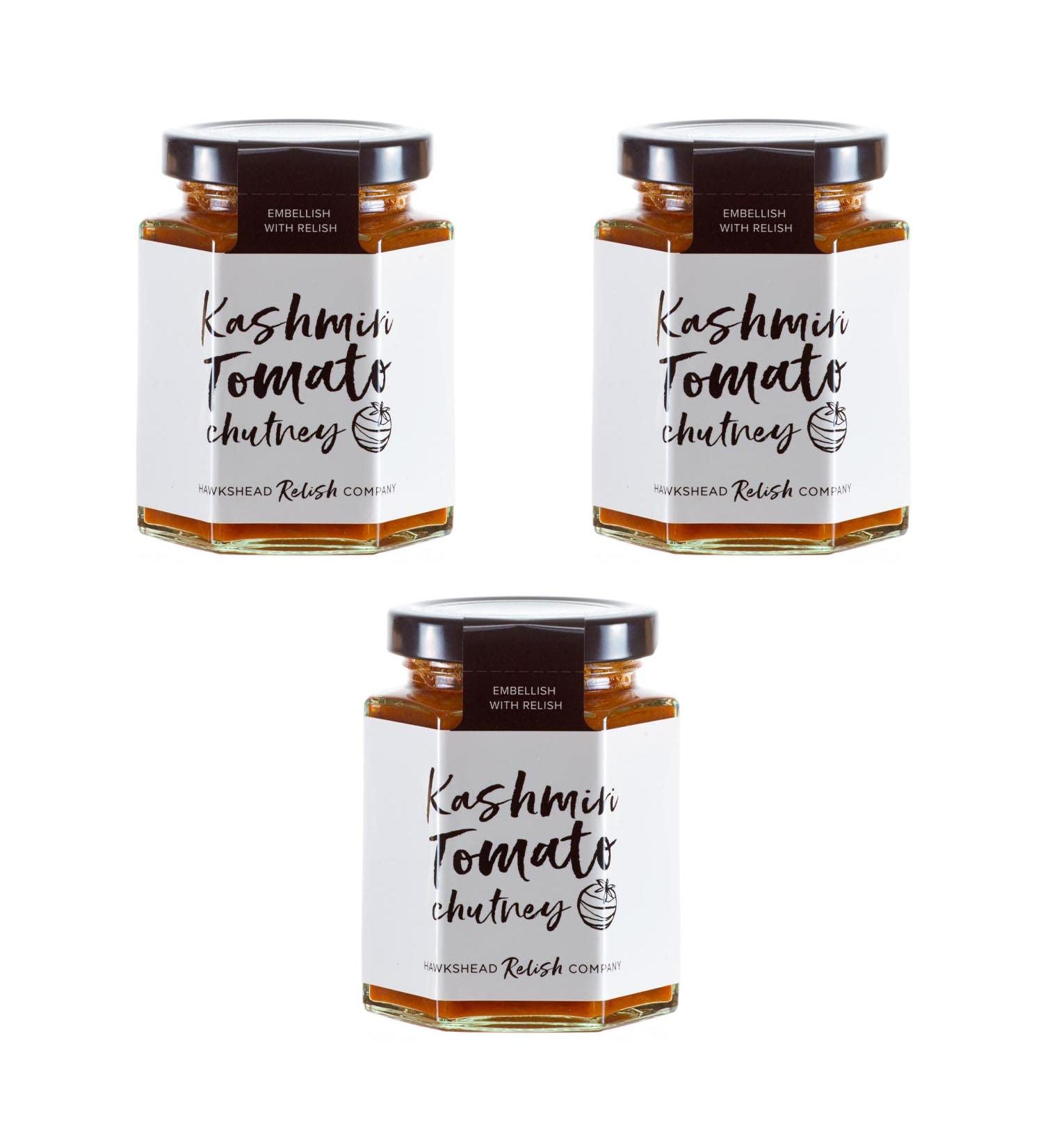 Hawkshead Relish Company Kashmiri Tomato Chutney 190g - Pack of 3 - Buy Online on GoSupps.com