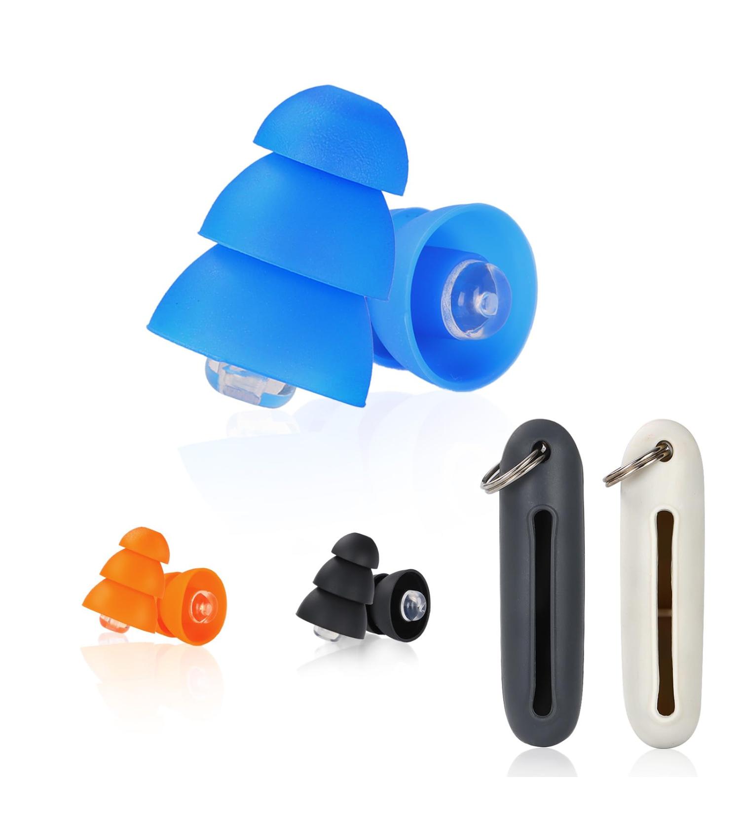 Engage 3 High Fidelity Concert Ear Plugs - Premium Ear Protection for Concerts Nightclubs and Music Festivals - 30 dB - Available in Blue Orange Black - Buy Online on GoSupps.com
