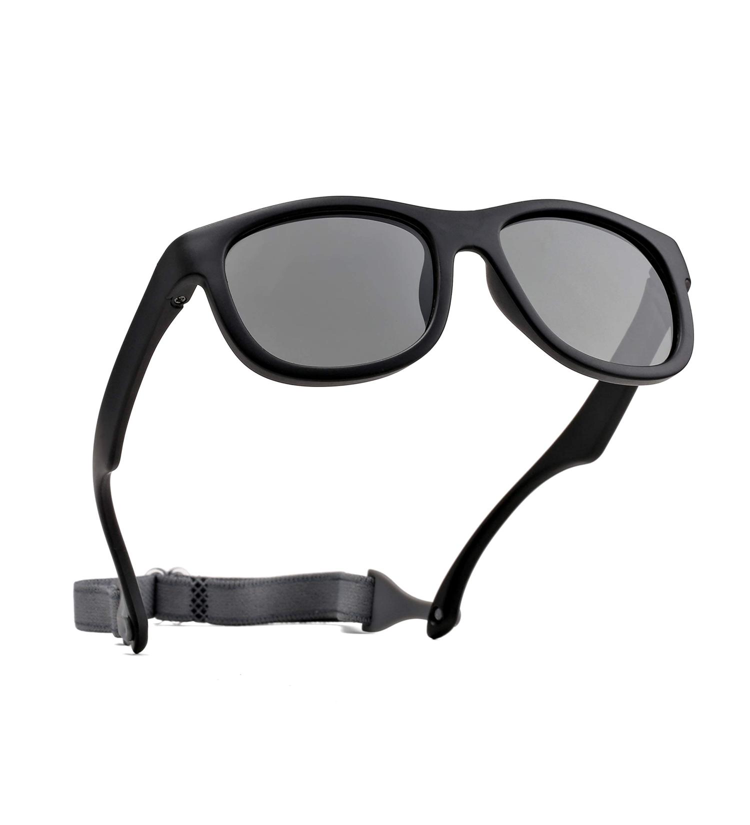 Pro Acme Unbreakable Polarized Baby Sunglasses - Black Frame | Grey Lens - Buy Online on GoSupps.com