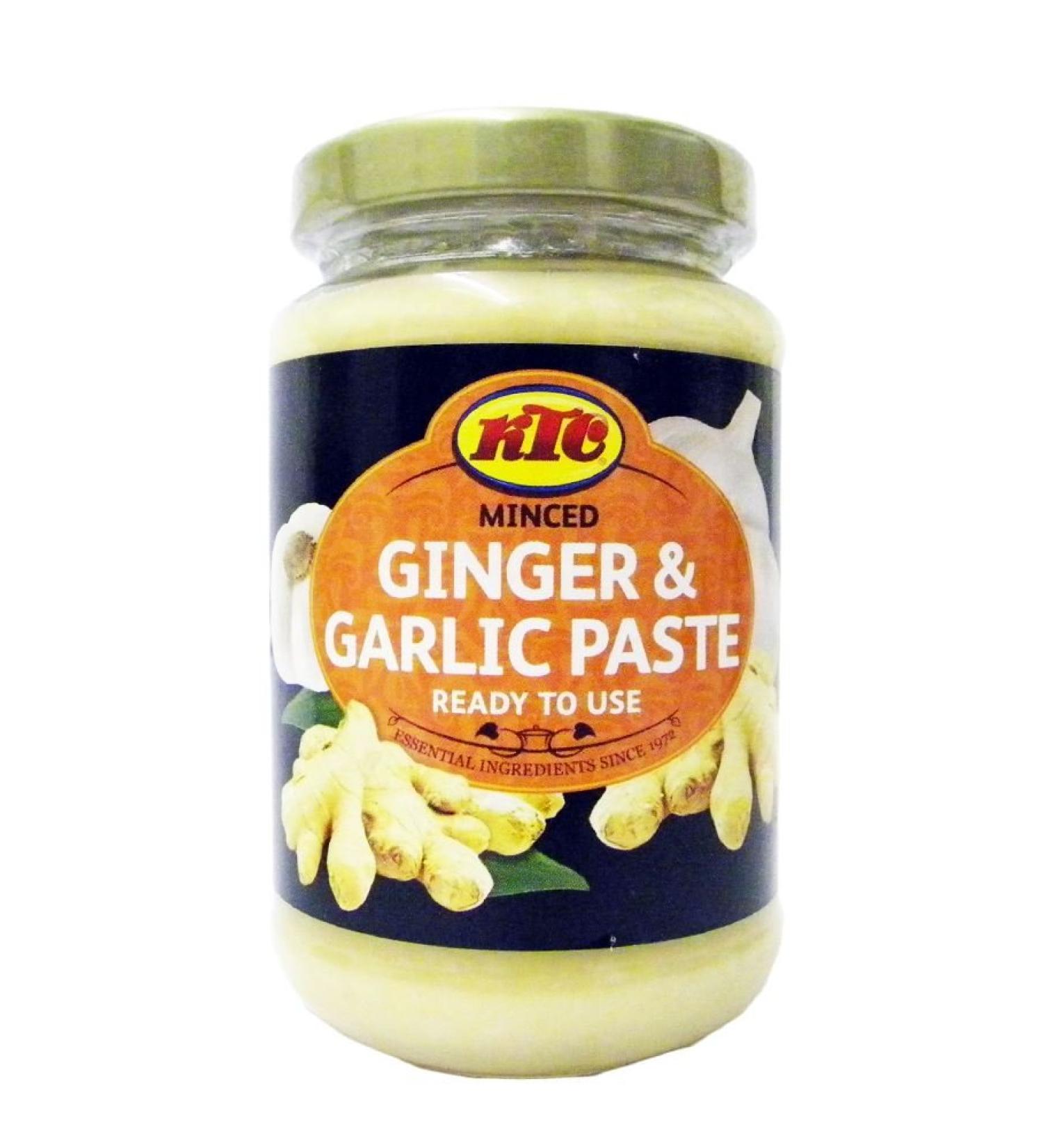 KTC Garlic & Ginger Paste (210g) - Authentic Blend for Flavorful Cooking - Buy Online on GoSupps.com