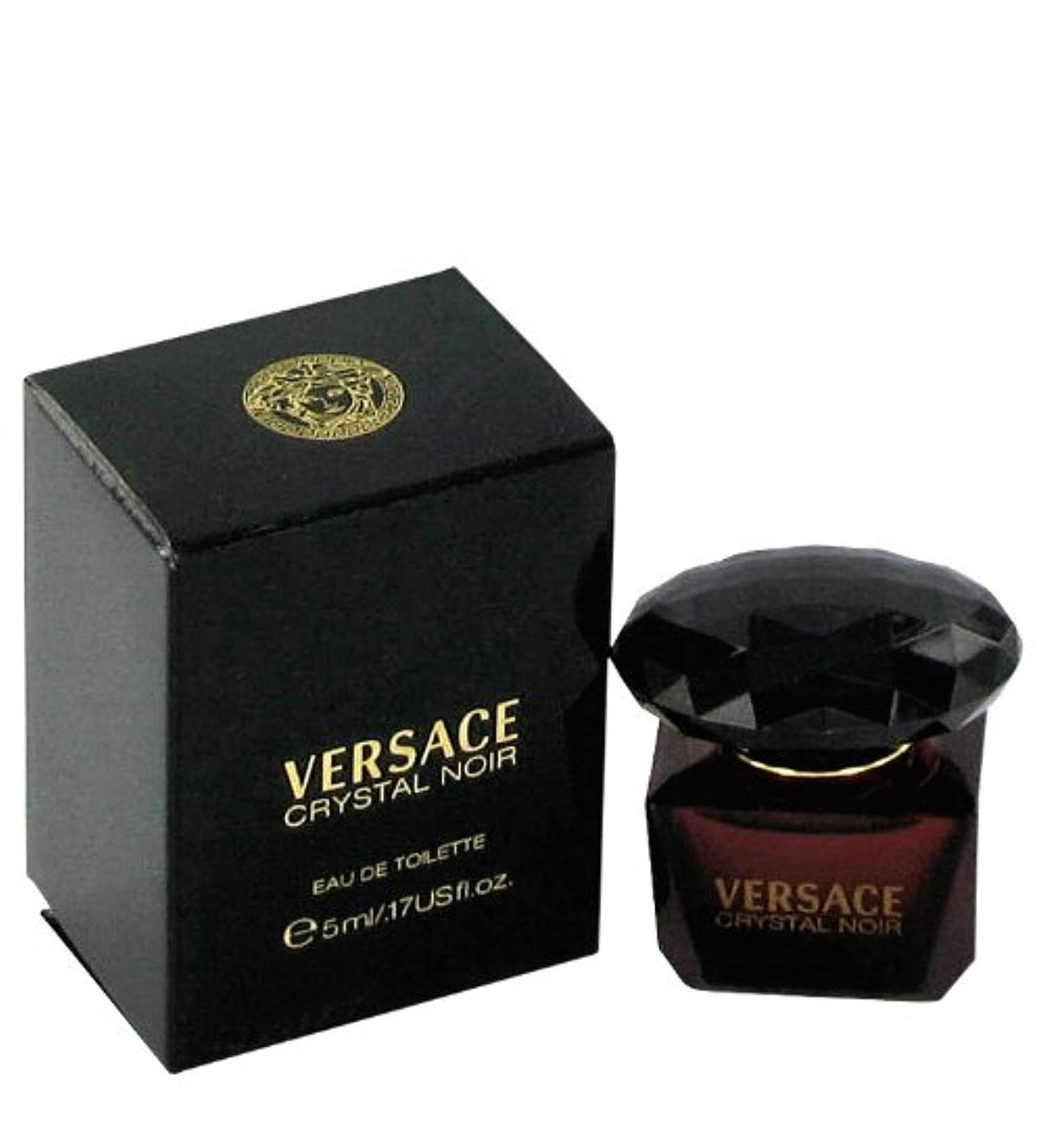 Versace Crystal Noir for Women Eau de Toilette Mini 0.17 Ounce 0.17 Fl Oz (Pack of 1) - Buy Online on GoSupps.com