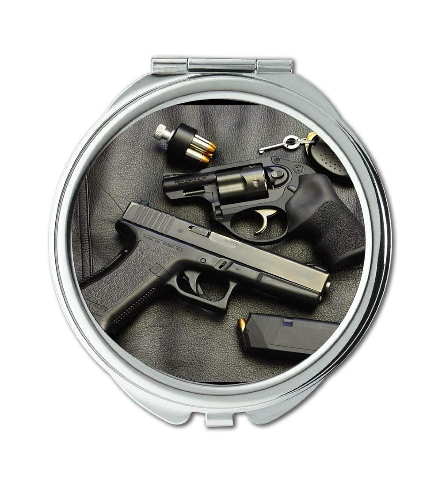 YENDOSTEEN Mirror Compact Mirror r guns Round Mirror full hd gun s pocket mirror portable mirror - Buy Online on GoSupps.com