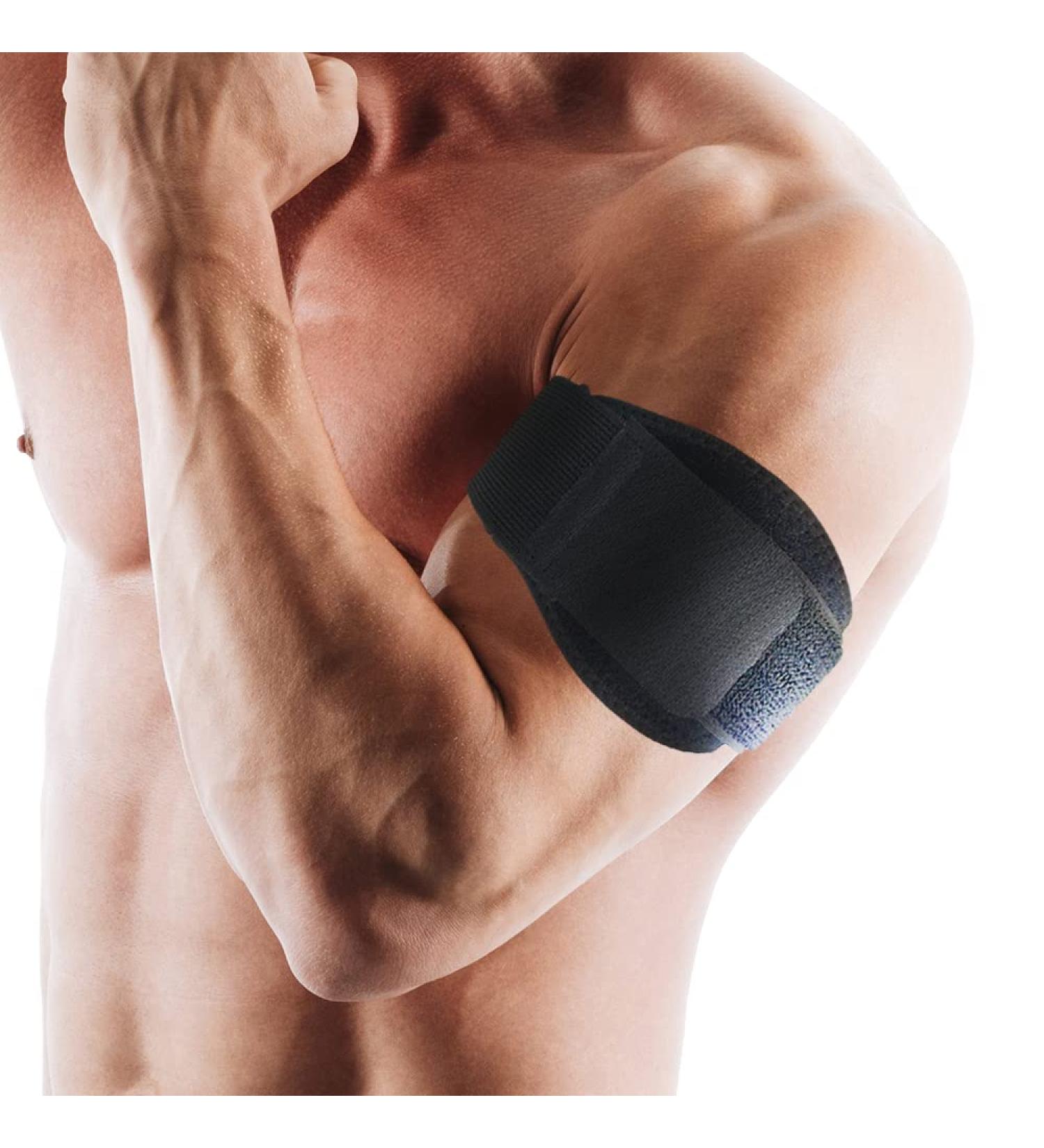 Bicep Tendonitis Brace | ZOET: Bicep & Tricep Compression Sleeve for Upper Arm Support | Comfortable & Adjustable Biceps Brace for Pain Relief Inflammation or Muscle Strains (Size 8 to 15 ) - Buy Online on GoSupps.com