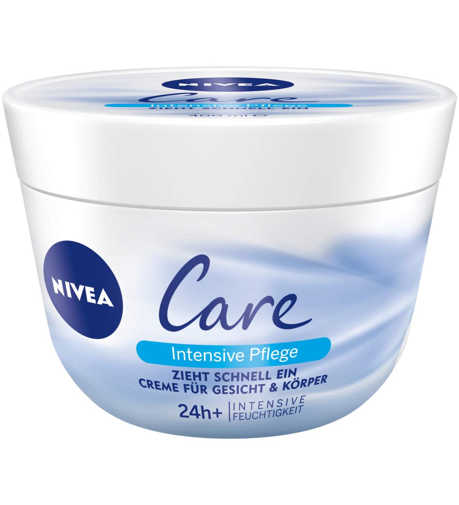 NIVEA Cream for Body & Face 400ml - Intensive Care Moisturizer | Hydrating Cream for Daily Use - Buy Online on GoSupps.com