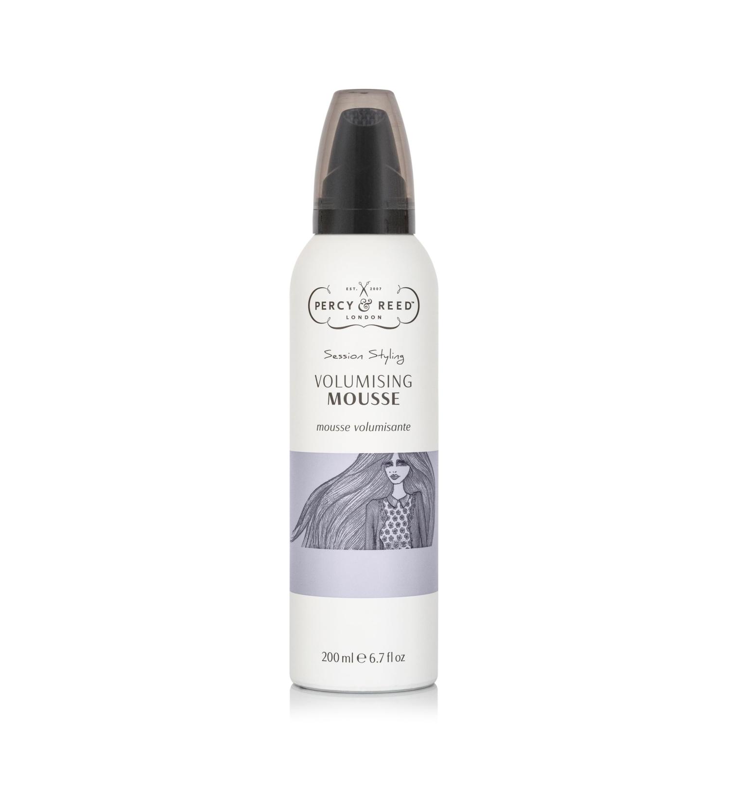 Percy & Reed Session Styling Mousse 200ml - Volumizing Flexible Hold UV Protection Paraben Free Vegan Friendly - Buy Online on GoSupps.com