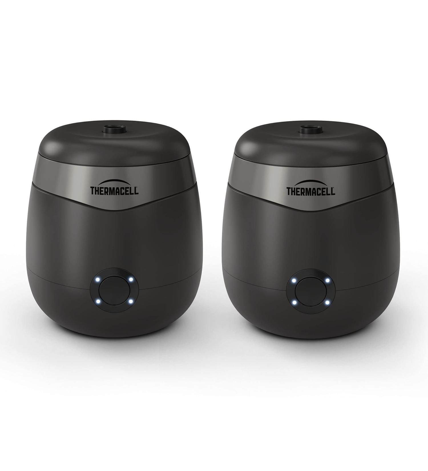 Thermacell E-Series Rechargeable Mosquito Repeller 2 Pack Bundle - 20ft Protection Zone - Charcoal - DEET Free - Scent Free - Bug Spray Alternative - Buy Online on GoSupps.com