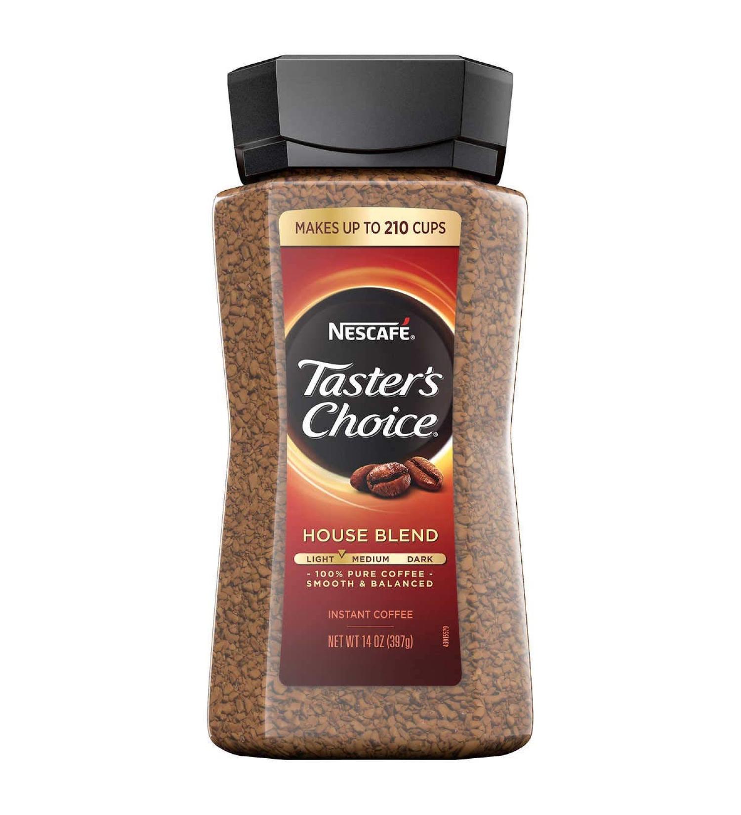 Nescaf Taster's Choice Instant Coffee, House Blend, 14 oz 2 PACK SAVING VALUE House Blend 14 Ounce (Pack of 2)