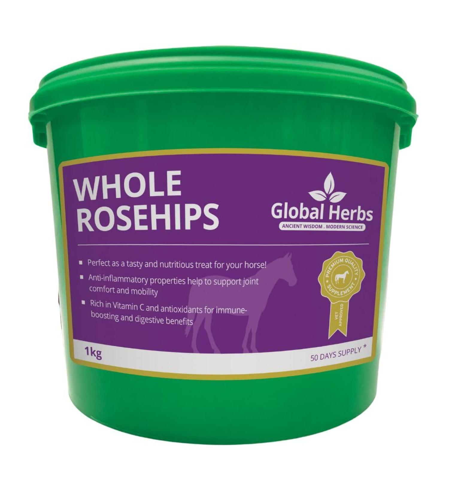 Global Herbs Rosehips for horses 1kg