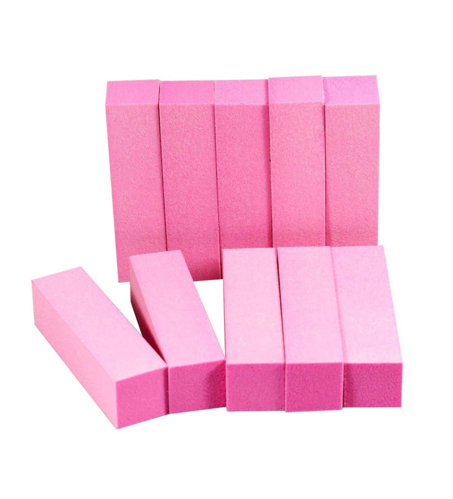 Micro Trader 10 Purple Pink Buffer Sanding Block File Nail Art Tip Tool - 9.5