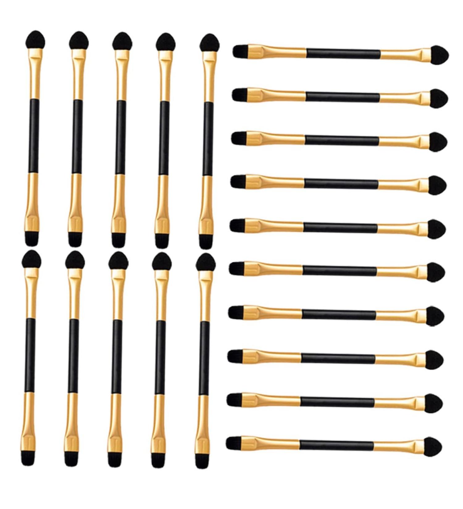 CRILSTYLEO 20pcs Double Ended Eyeshadow Brush Make up Brush Brushes Precision Eye Shadow Brush Makeup Eye Brush - Buy Online on GoSupps.com