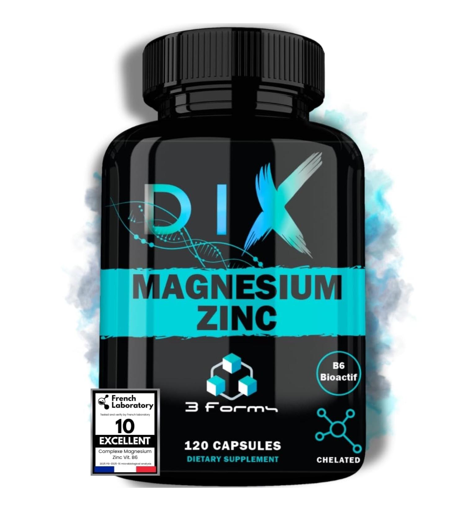 Magnesium Bisglycinate Malate Citrate 3 forms of Zinc Bioactive Vitamin B6 ZMA ZMB Highly Absorbable Manufactured - Buy Online on GoSupps.com