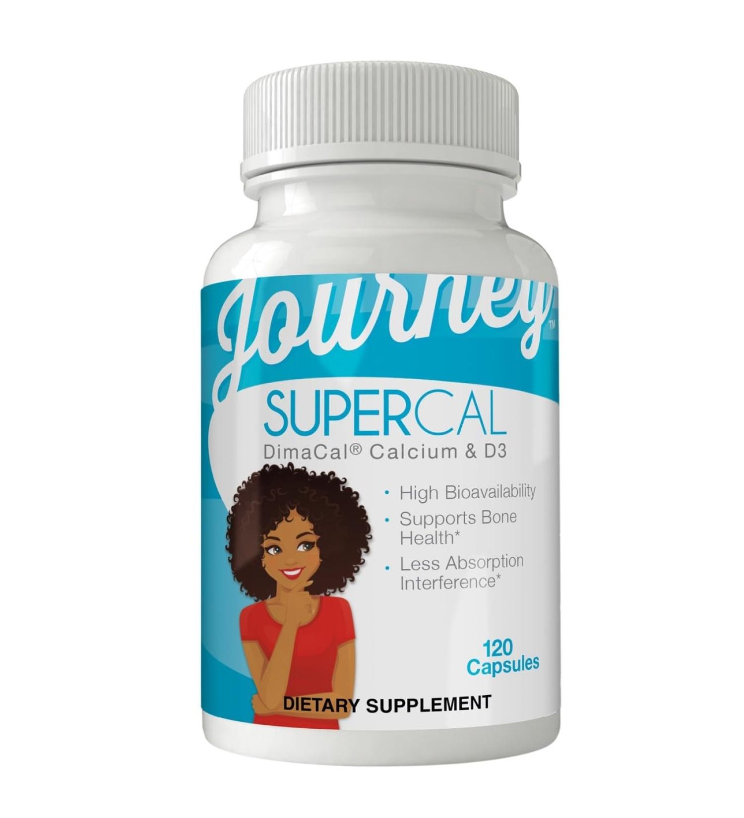 Bariatric Eating Journey SuperCal Dimacal Calcium and Vitamin D3 (120 Capsules) 120 Count (Pack of 1) - Buy Online on GoSupps.com