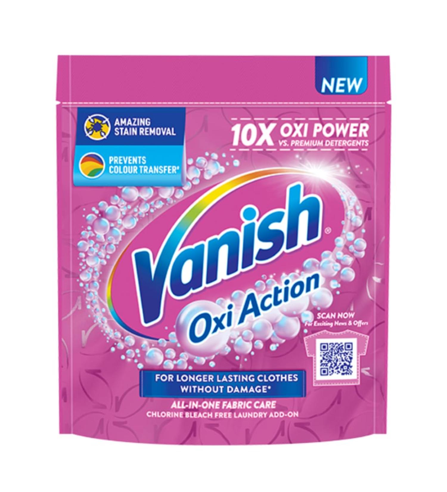 Vanish Oxi Action Stain Remover Powder 200g - Powerful Stain Removal for All Fabrics | Buy Online International Shipping Available - Buy Online on GoSupps.com