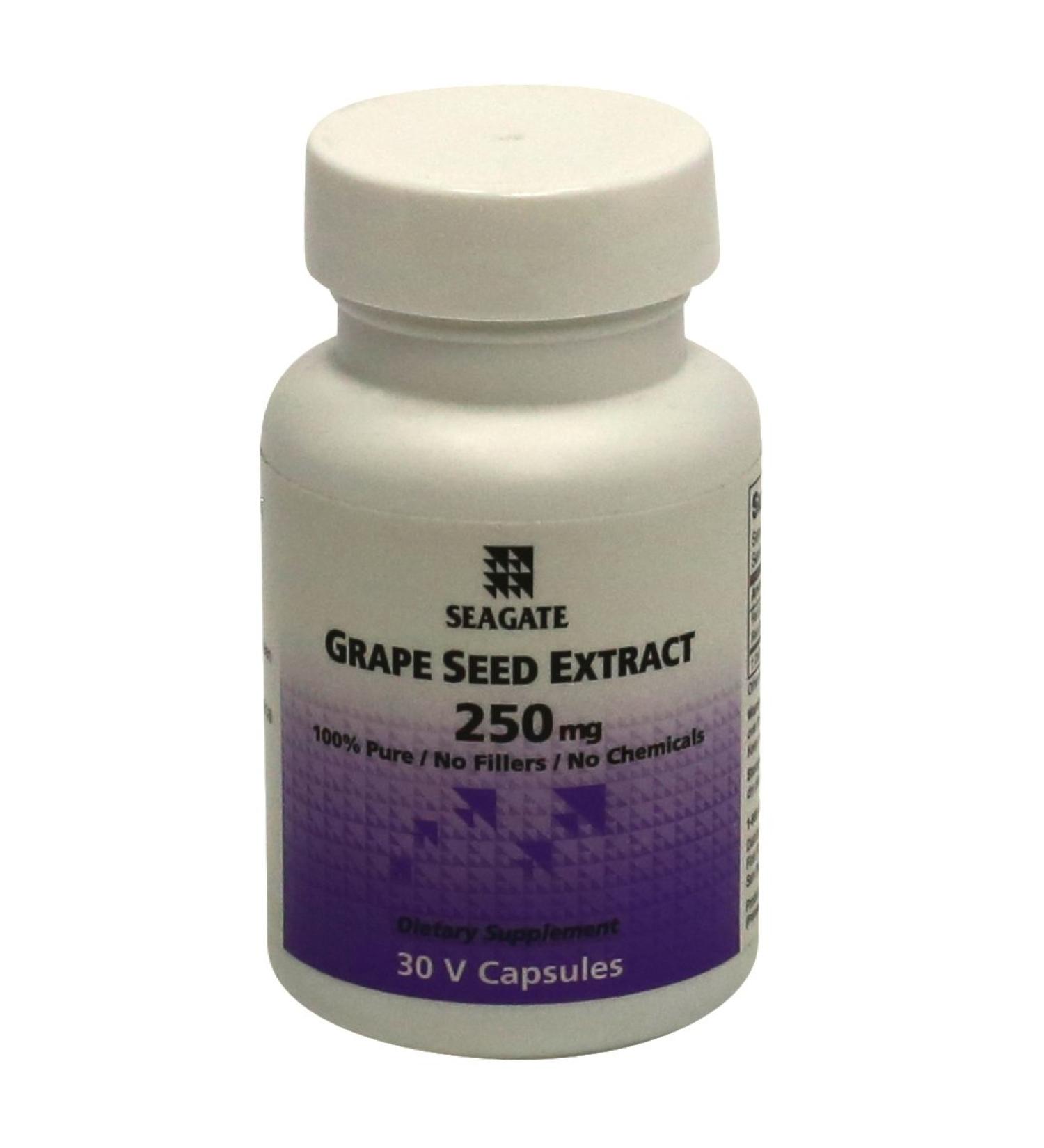 Seagate Products Grape Seed Extract 250 mg 30 Capsules 30 Count (Pack of 1)