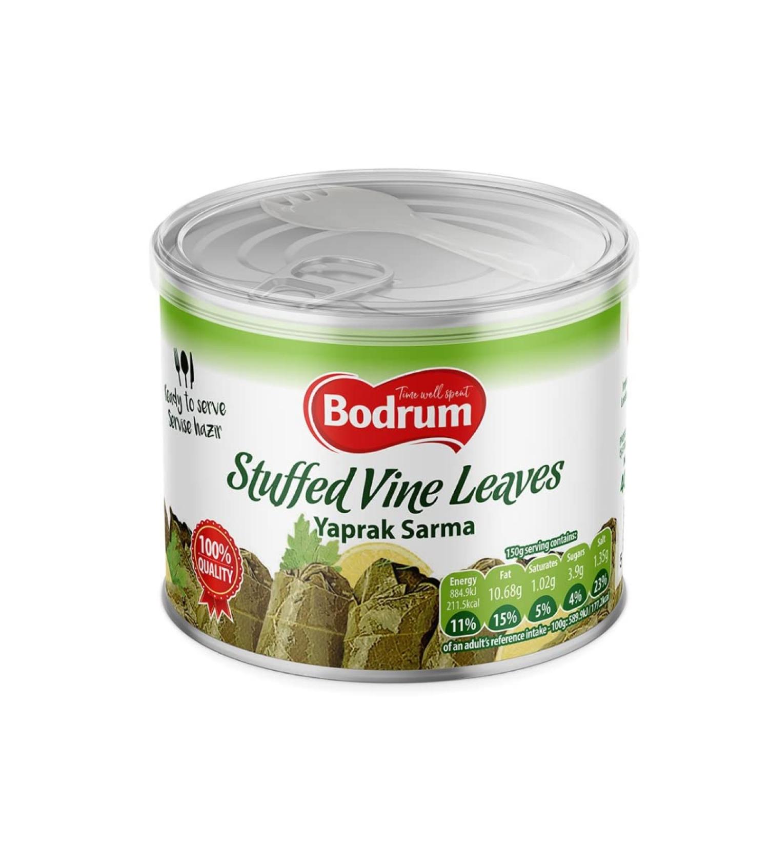 Bodrum Ready Meal Stuffed Vine Leaves 400gr x 15 pack