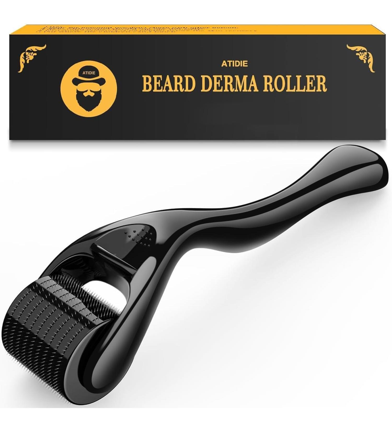 Derma Roller Microneedle 0.25mm for Face & Beard - Titanium Skincare Tool for Men & Women | Improve Skin Health & Reduce Scars - Buy Online on GoSupps.com