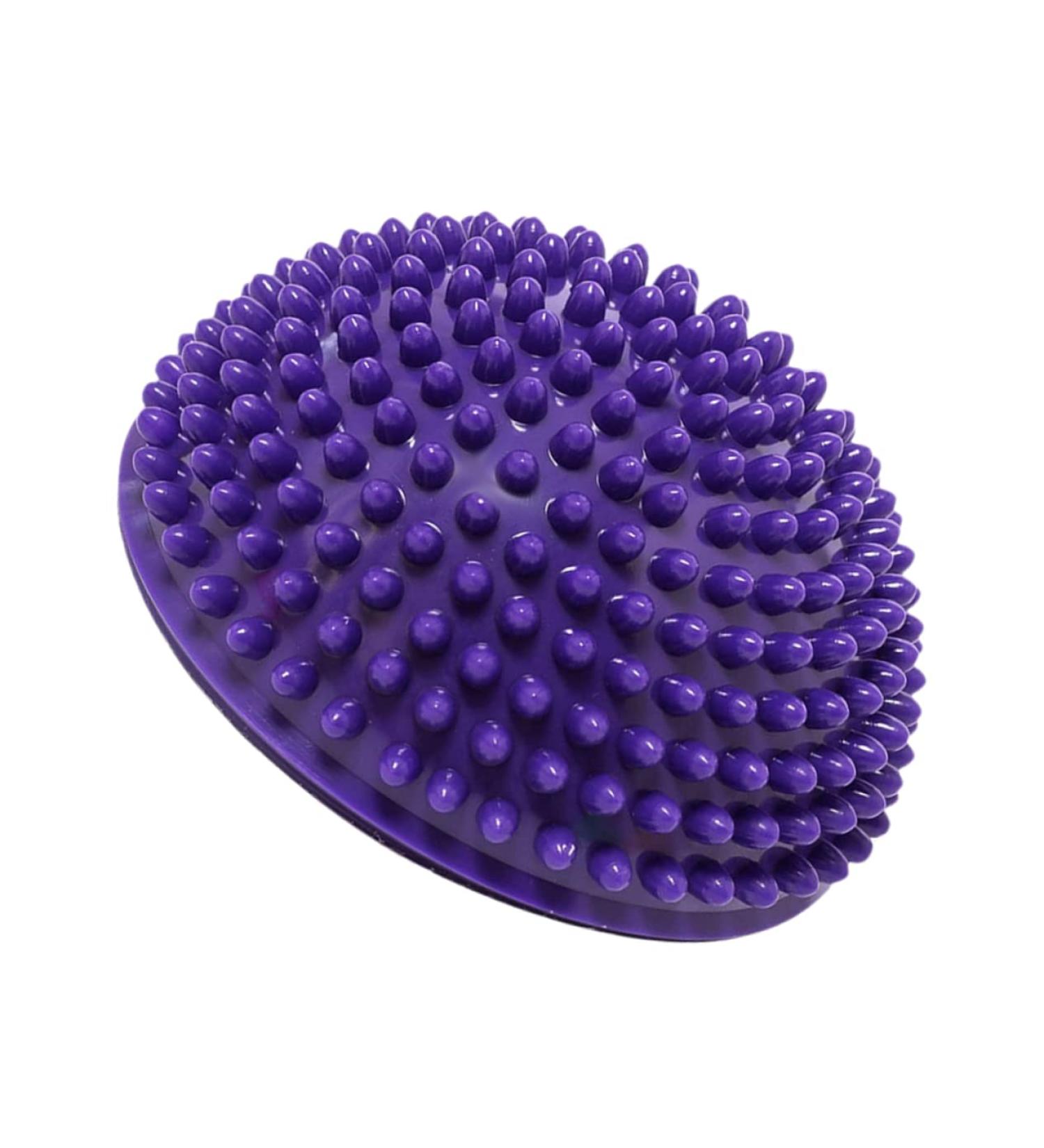 FOMIYES Durian Ball Lacrosse Ball Leg Roller - Lightweight PVC Yoga Massage Tool Purple - 16x16x8cm - Buy Online on GoSupps.com