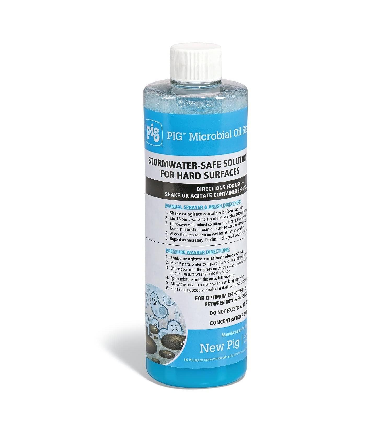 Driveway Oil Stain Remover - Concentrated 16 Oz Cleaner for 100+ Stains - Eco-Friendly Concrete Treatment - Buy Online on GoSupps.com