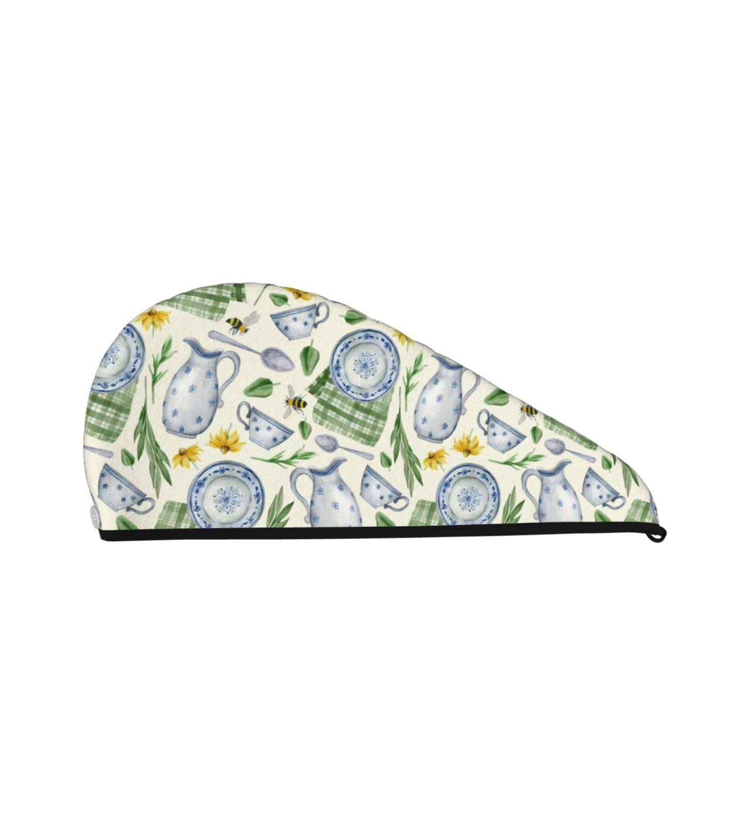 Vintage Utensils Microfiber Hair Towel Wrap - Soft Super Absorbent Quick Dry Coral Velvet for All Hair Types - Buy Online on GoSupps.com