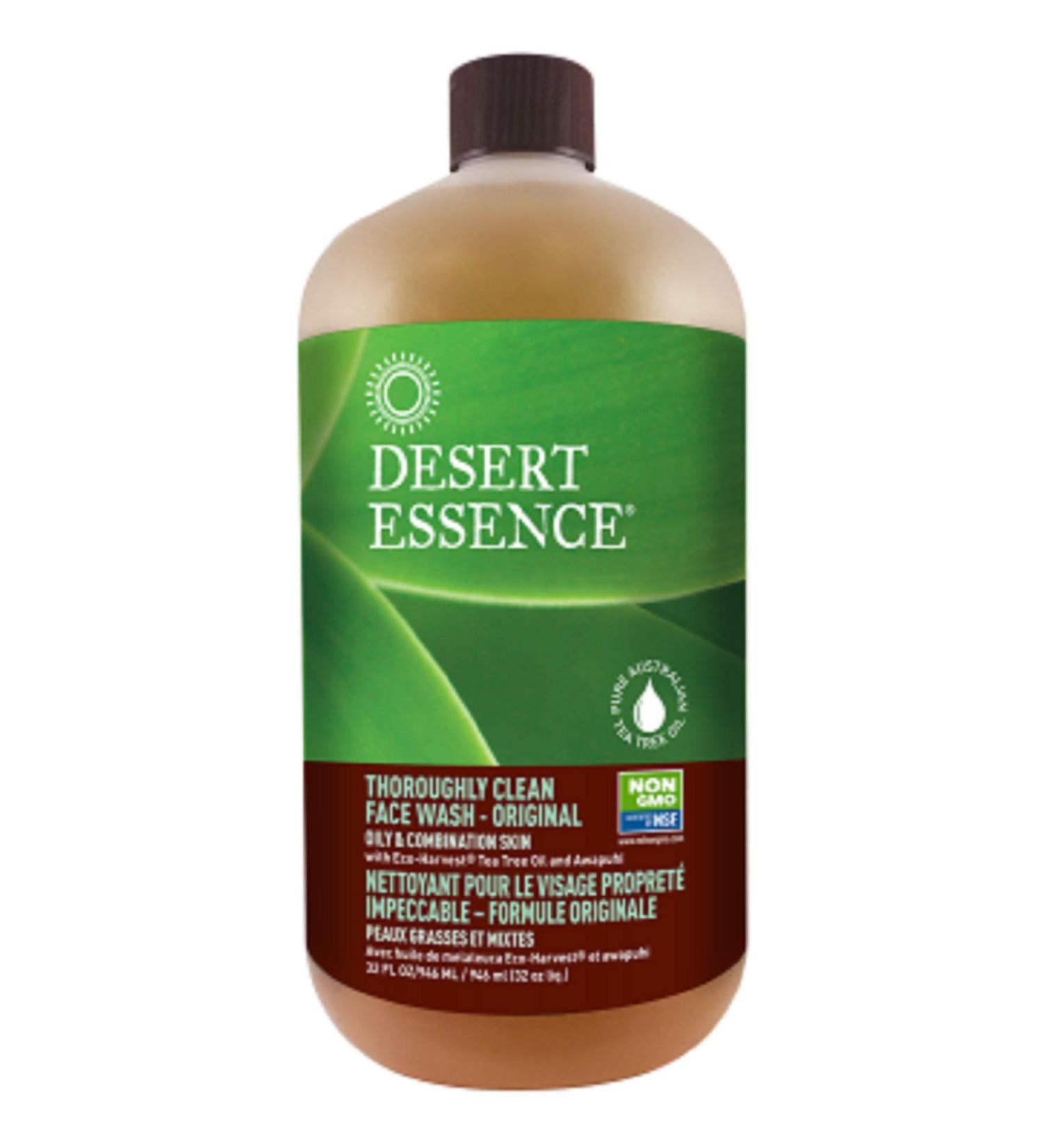 Desert Essence Face Wash T/Cln Refill 32 Fz