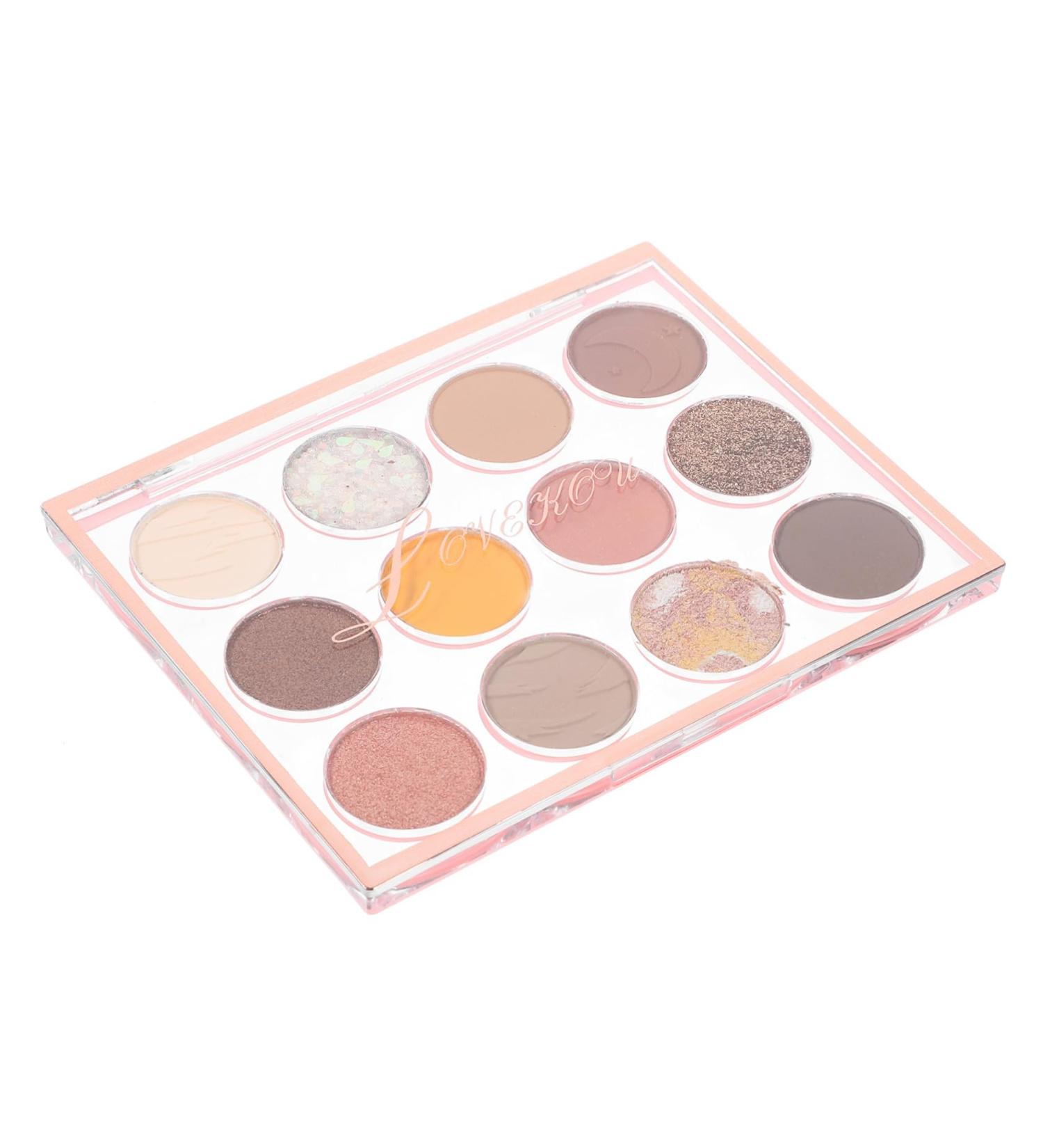 VINTORKY Eyeshadow Palette Eye Shadow Sparkle Shimmer Eyeshadow Glitter Flash Powder Organizer Student 1 count (Pack of 1) As Shown - Buy Online on GoSupps.com