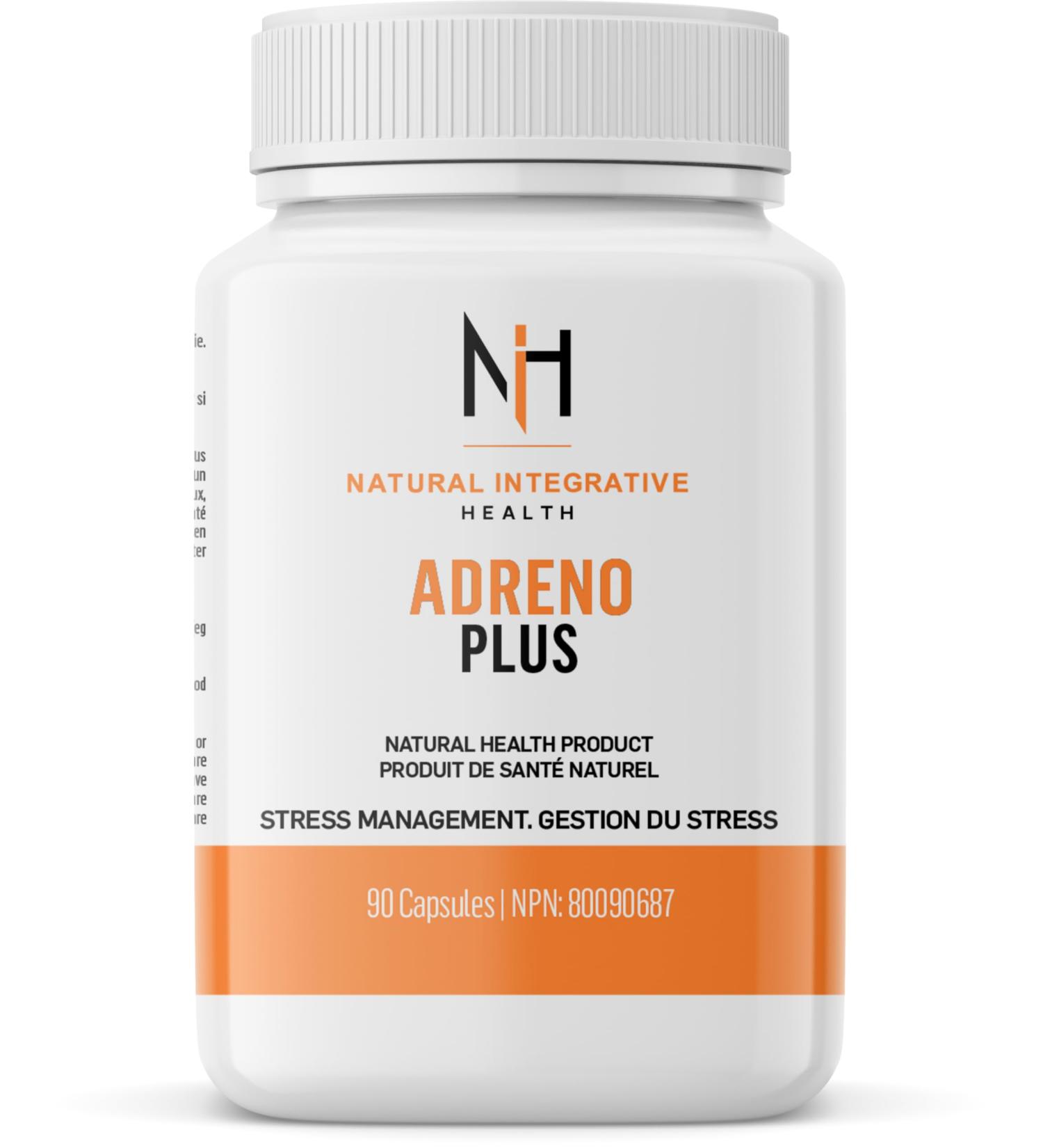 NIH Supplement - Adreno Plus - Energy Stress Relief & Immune Support - Boosts Vitality & Reduces Fatigue - Panax Siberian Ginseng Rhodiola Magnesium Malate & Vitamin C - Non-GMO 90 Capsules - Buy Online on GoSupps.com