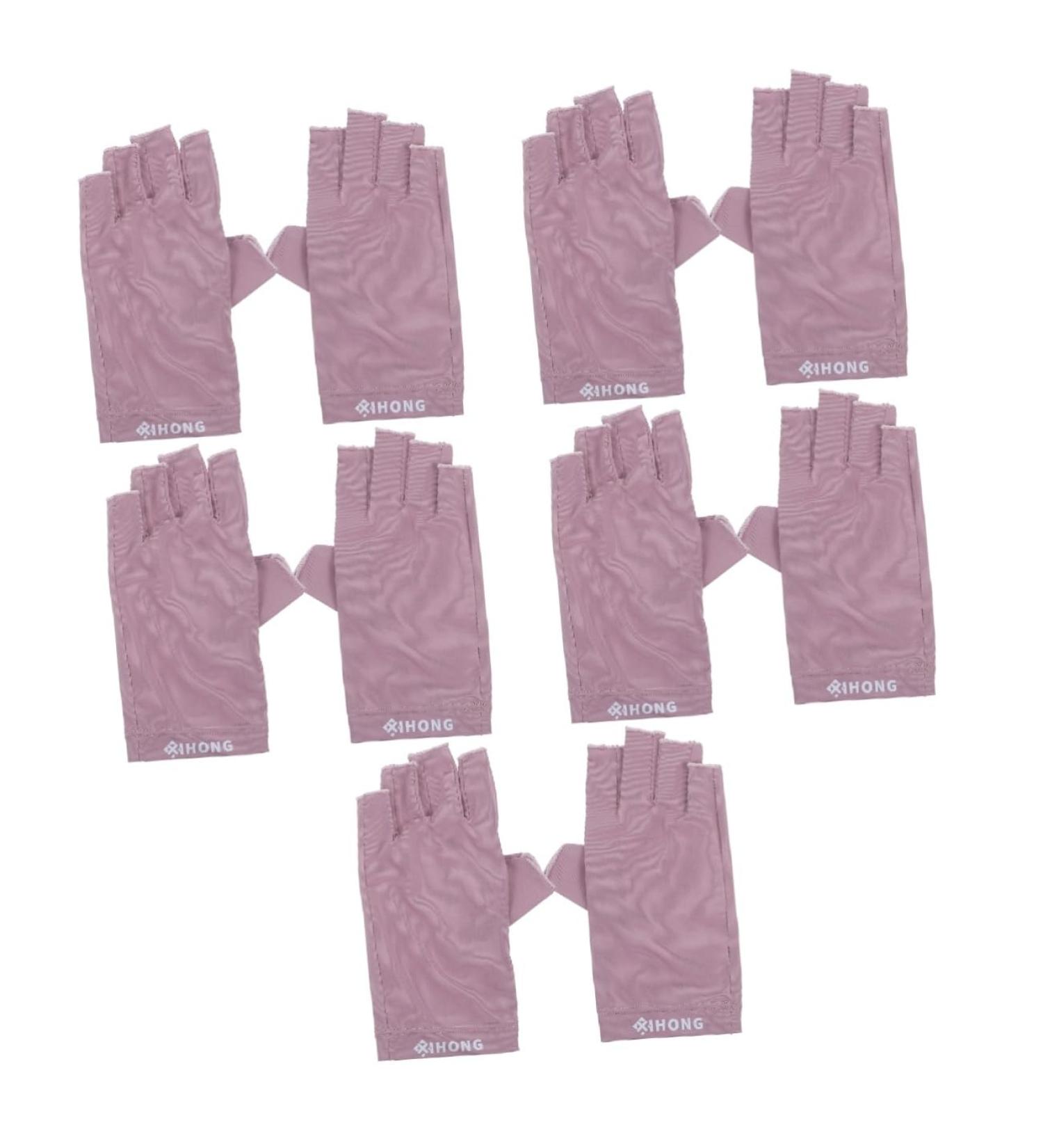 Healeved 5 Pairs Uv Gloves Fingerless Manicure Gloves Outdoor Hiking Gloves Nails Gel Manicure Gloves Uv Protection Uv Protection Manicure Gloves Nail Gel Cool Gloves Fabric Women's Major - Buy Online on GoSupps.com
