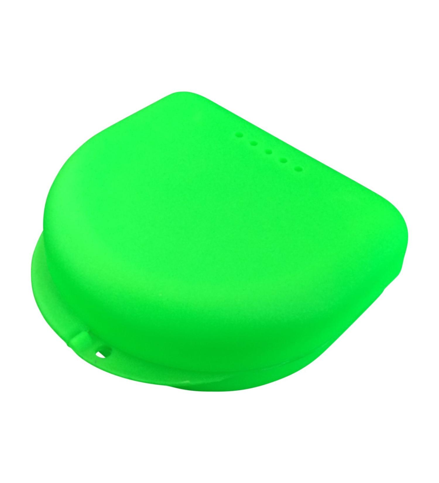 Snorflex Small Dental Retainer Box - Light Green Translucent Orthodontic Braces Case for International Shipping - Buy Online on GoSupps.com